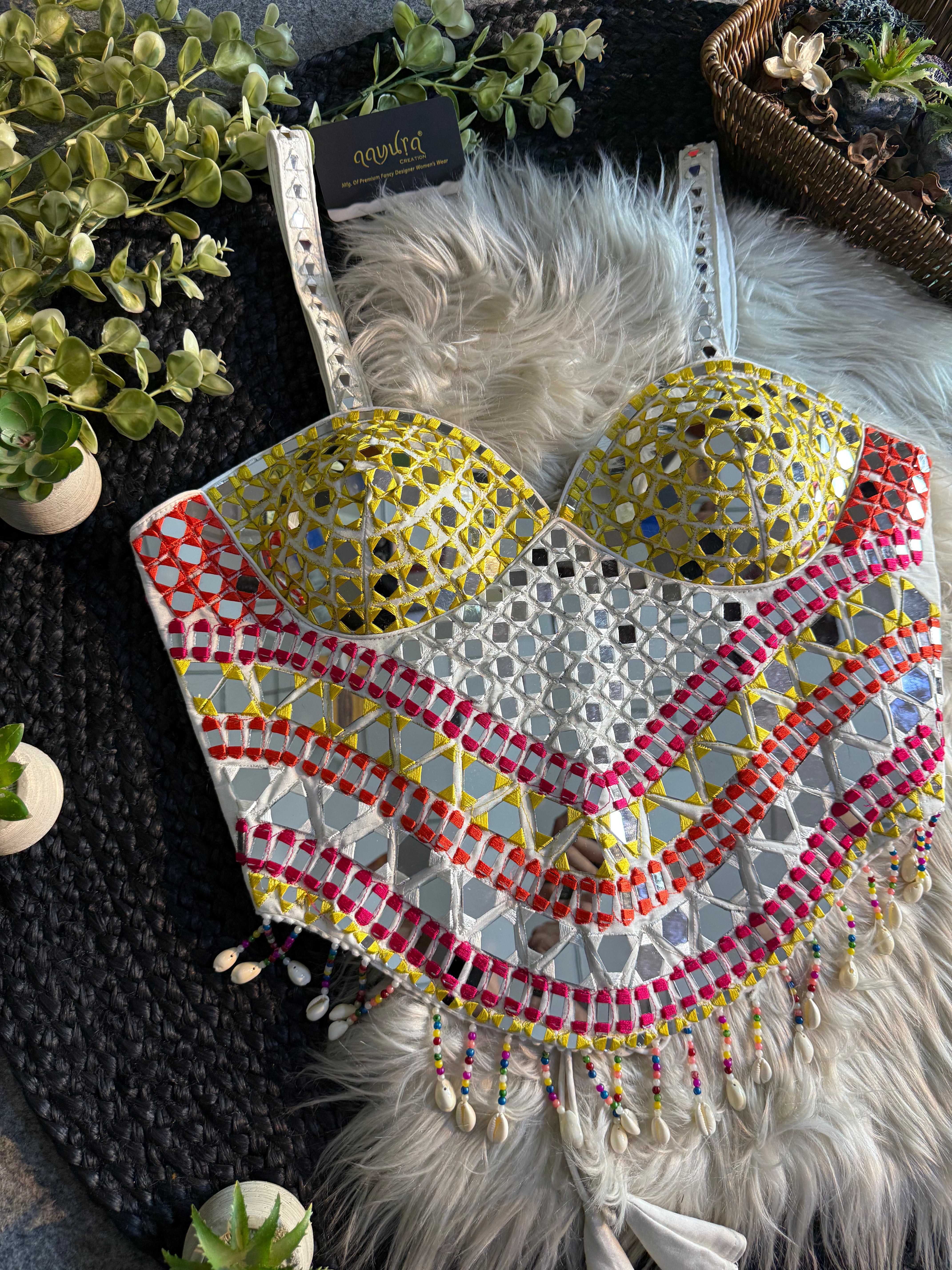 Shanaya Mirrorwork Shell Blouse