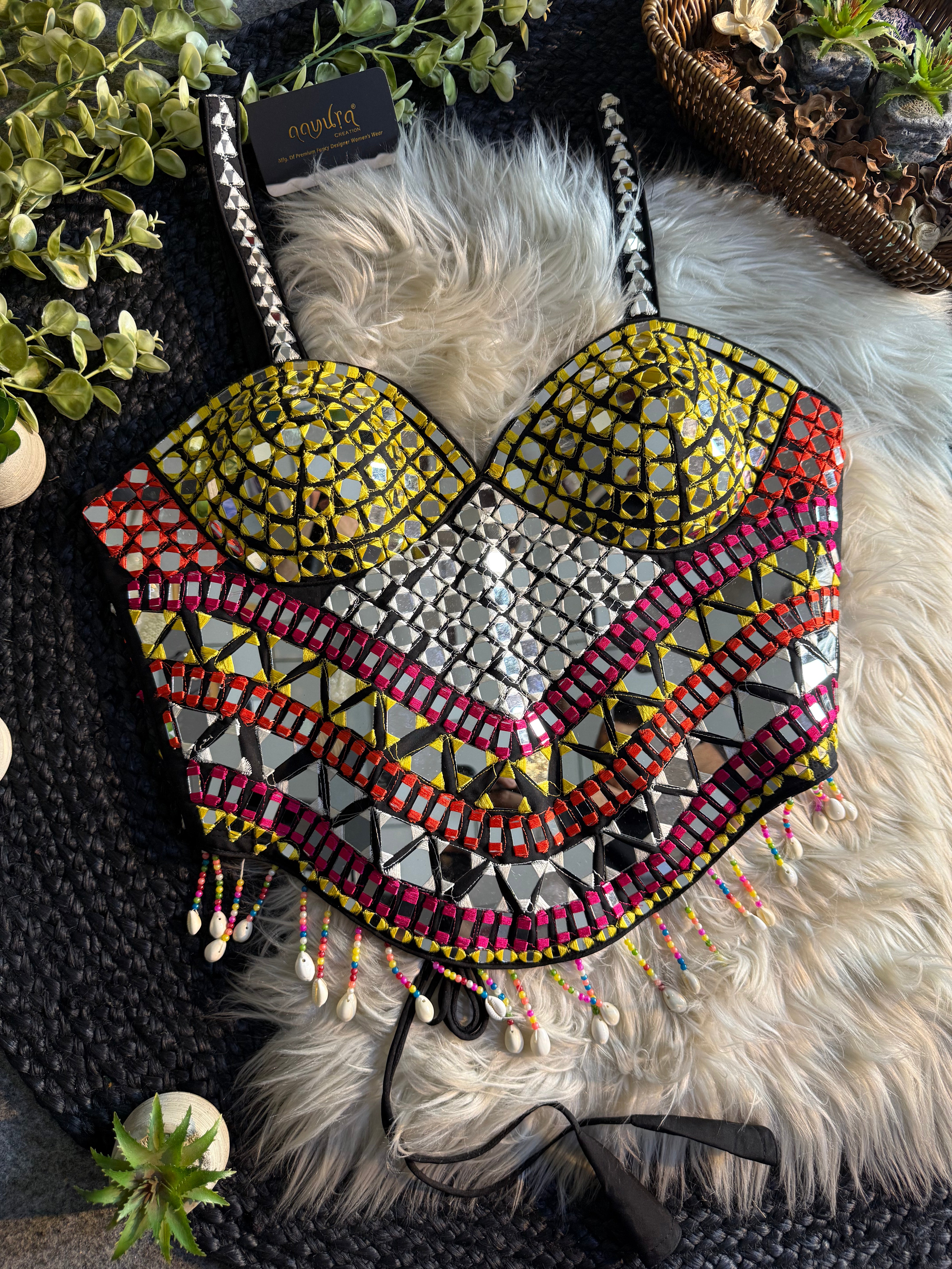 Shanaya Mirrorwork Shell Blouse