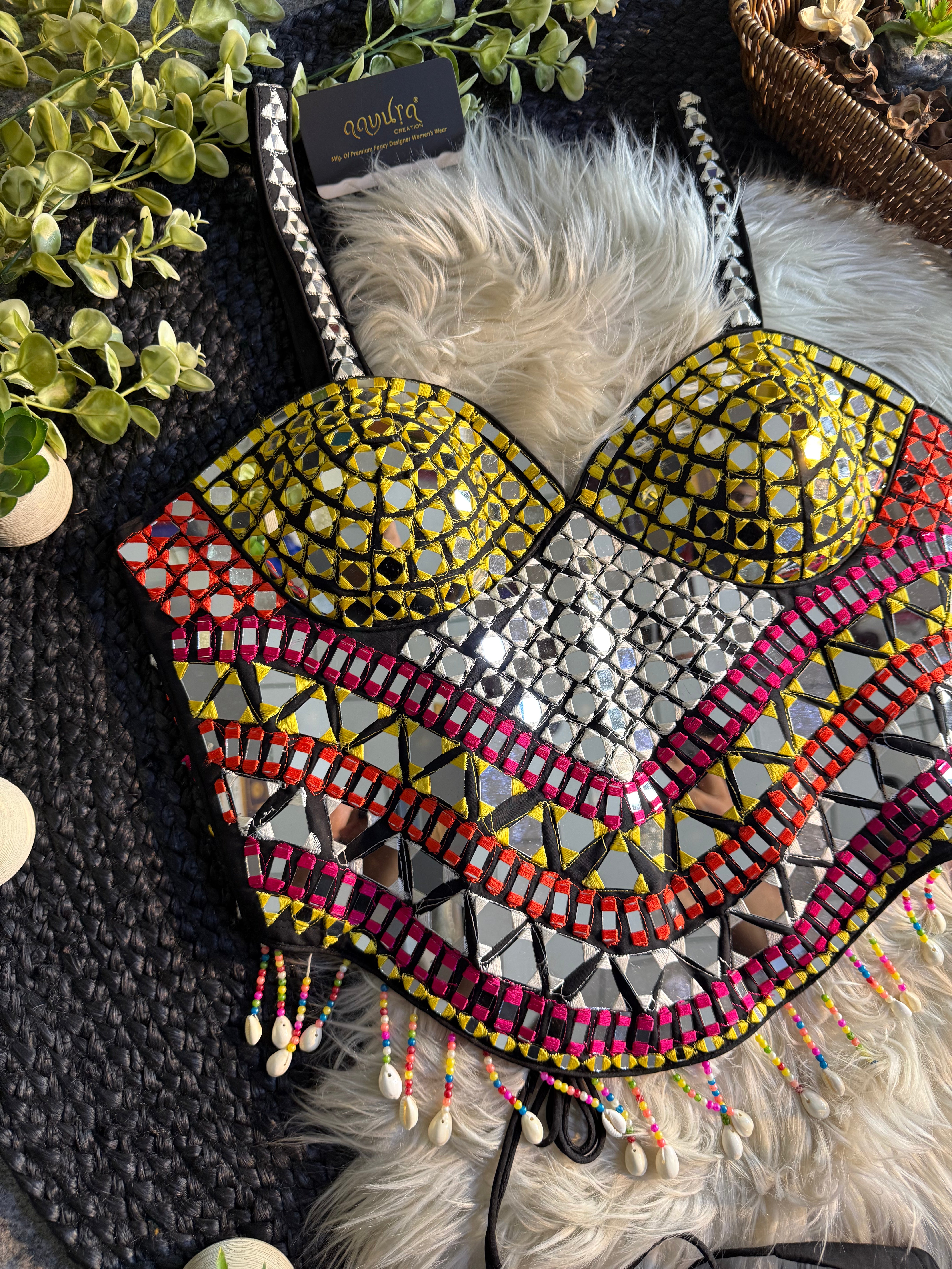 Shanaya Mirrorwork Shell Blouse
