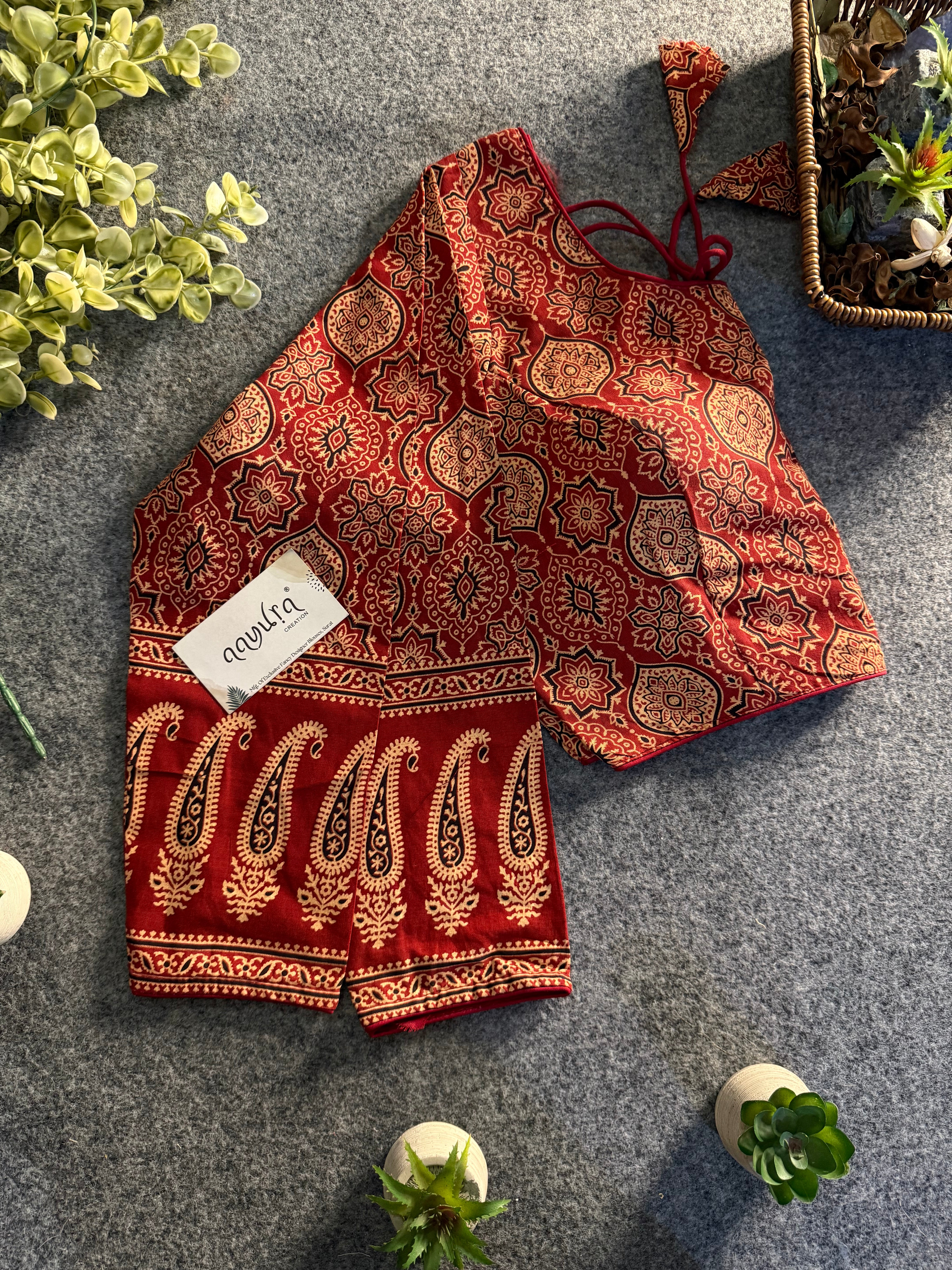 Elegant Cotton Sleeves Blouse