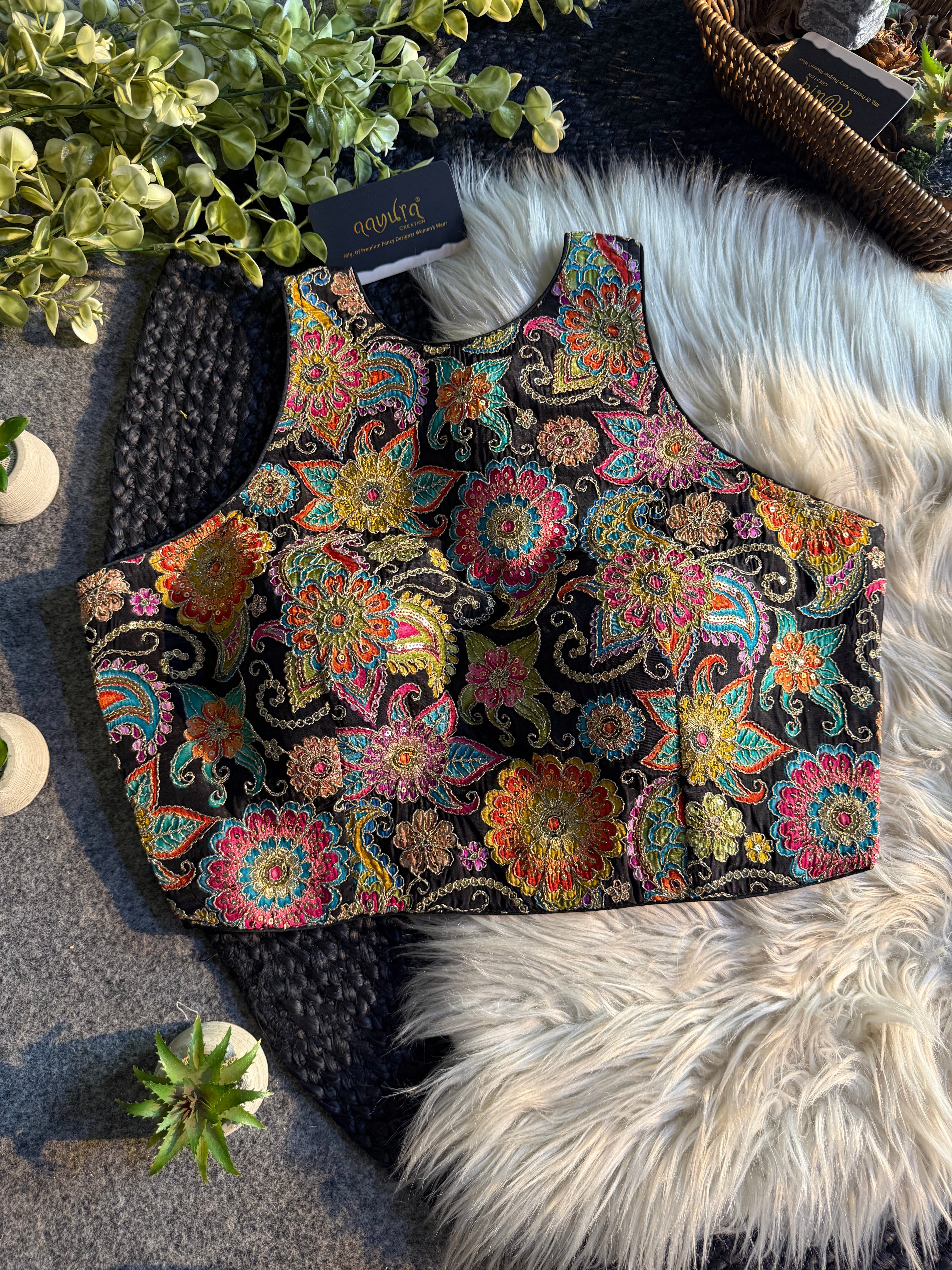 Zuhira Elegant Crape Blouse