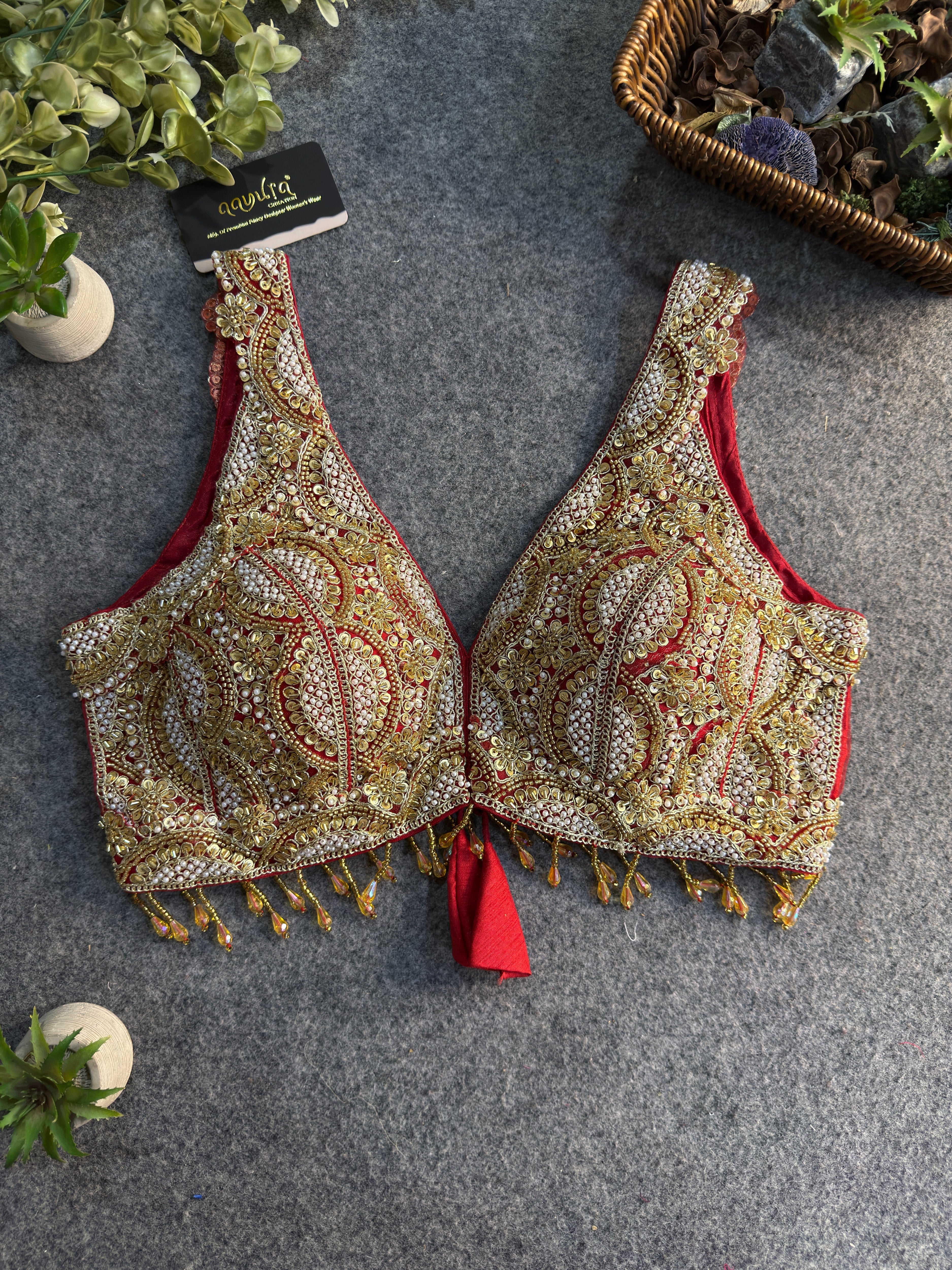 Roshani Heavy Embroidery Blouse