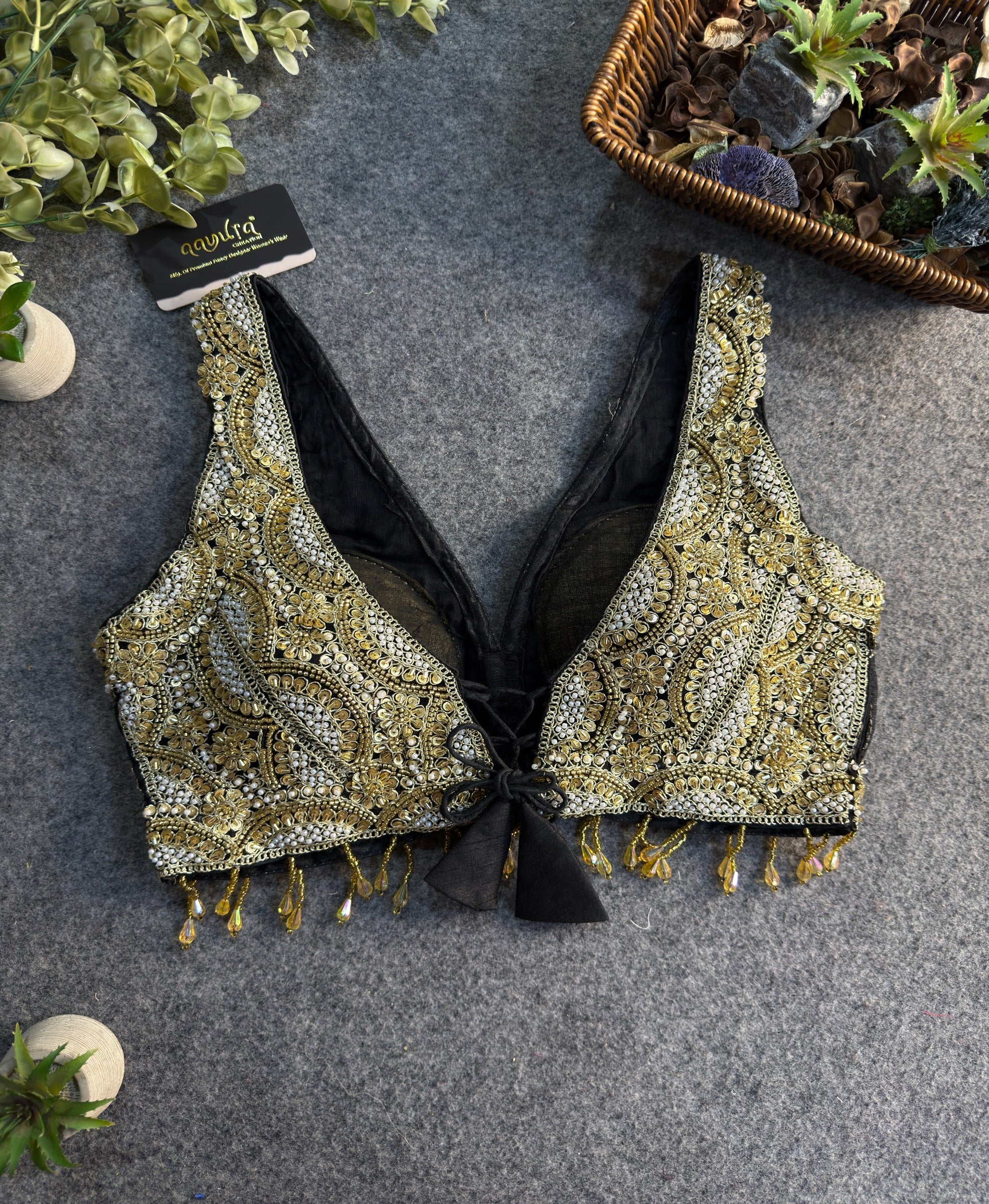 Aradhya Back-Open Designer Blouse