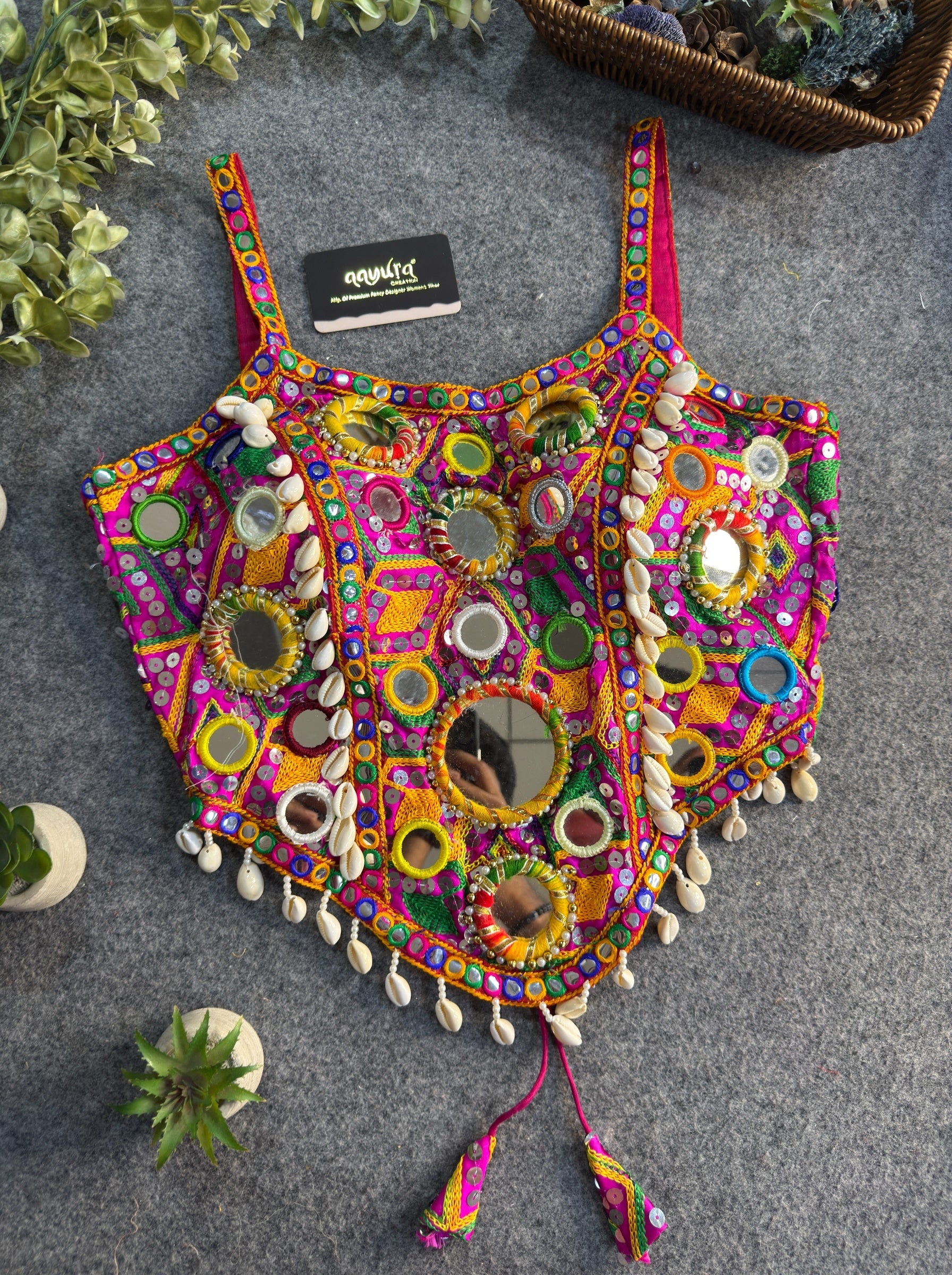 Jhalak Navratri Mirror Blouse