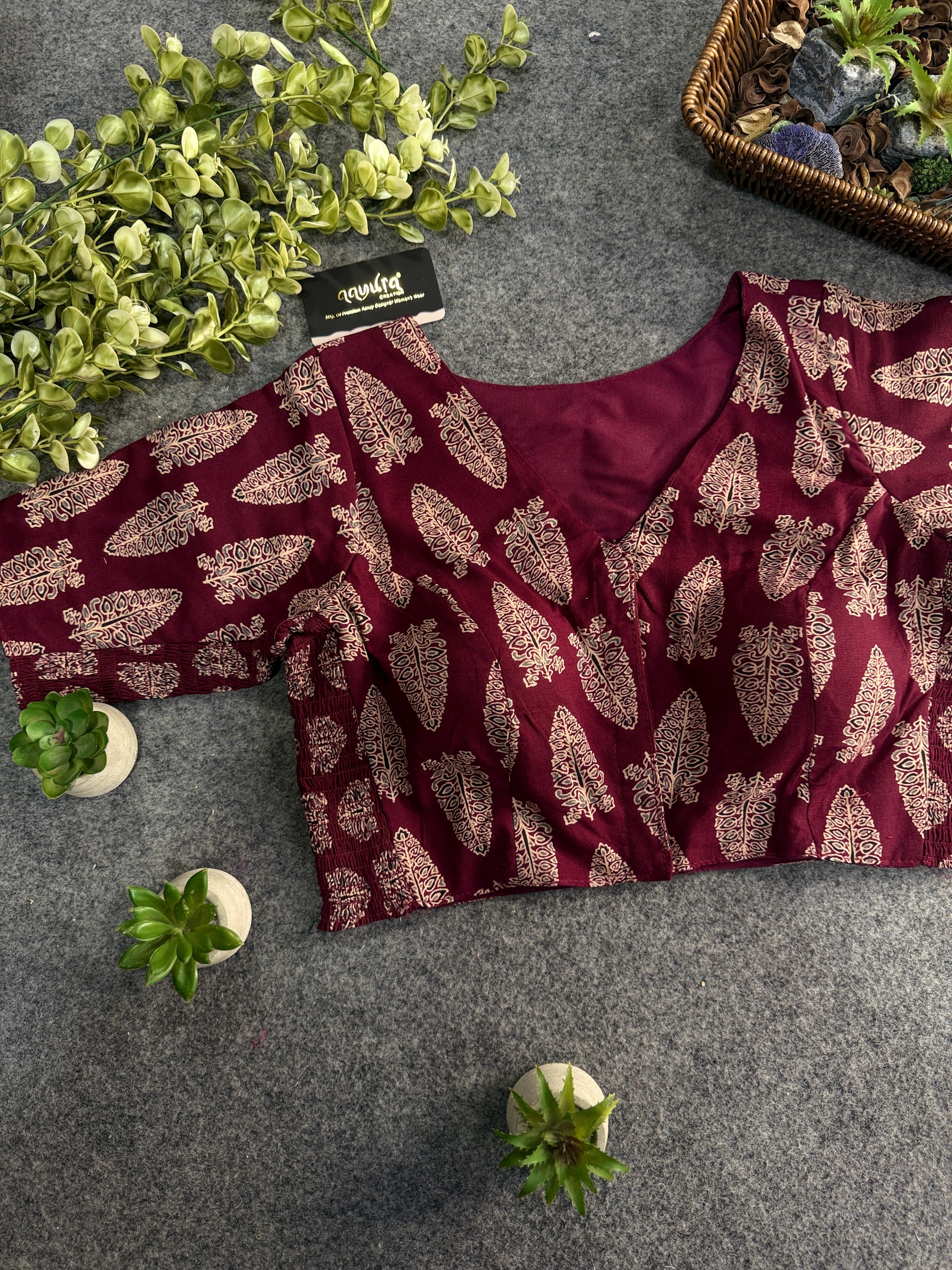 Comfort Fit Cotton Print Blouse 3