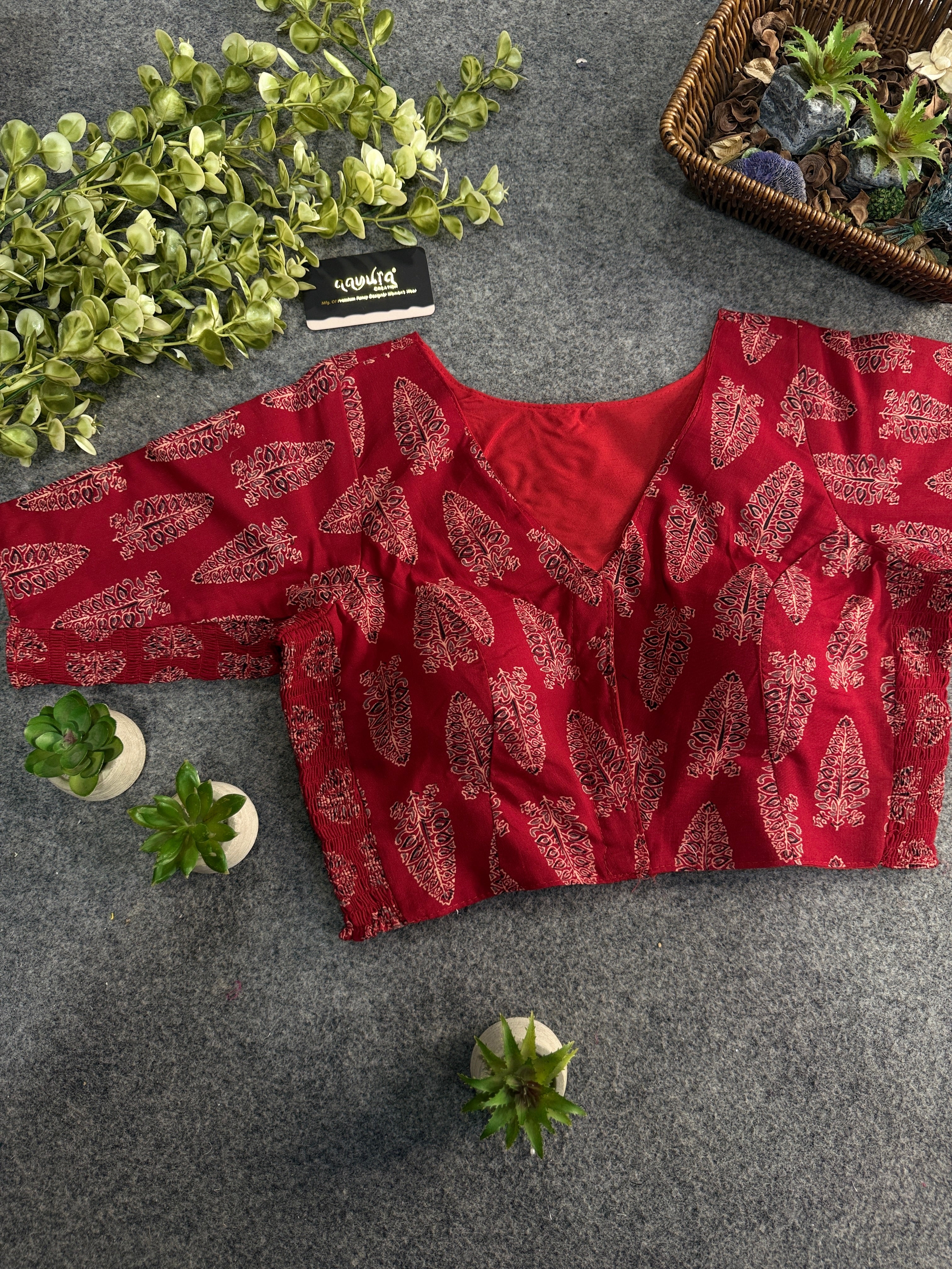 Comfort Fit Cotton Print Blouse 3