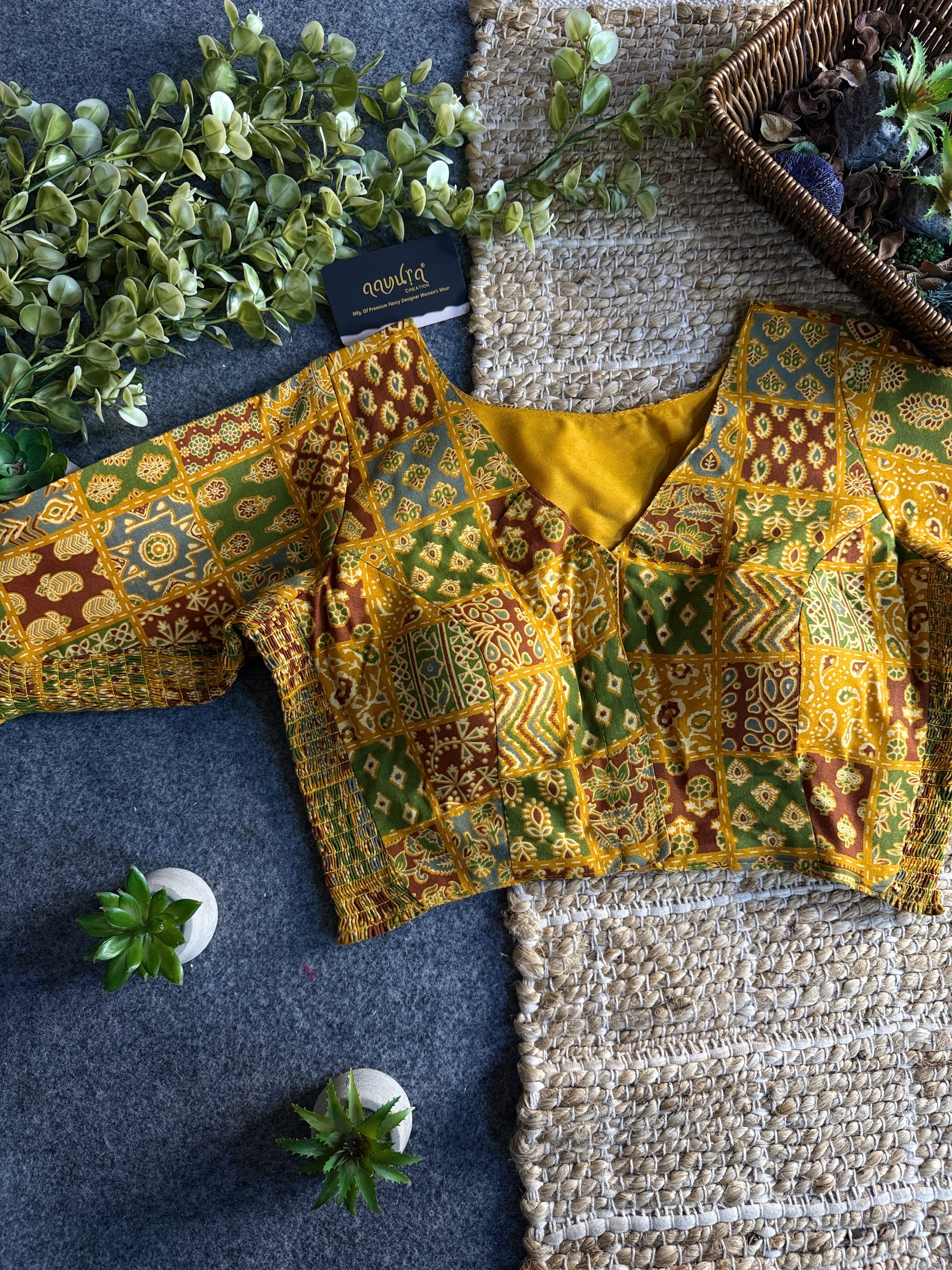Comfort Fit Cotton Print Blouse 3