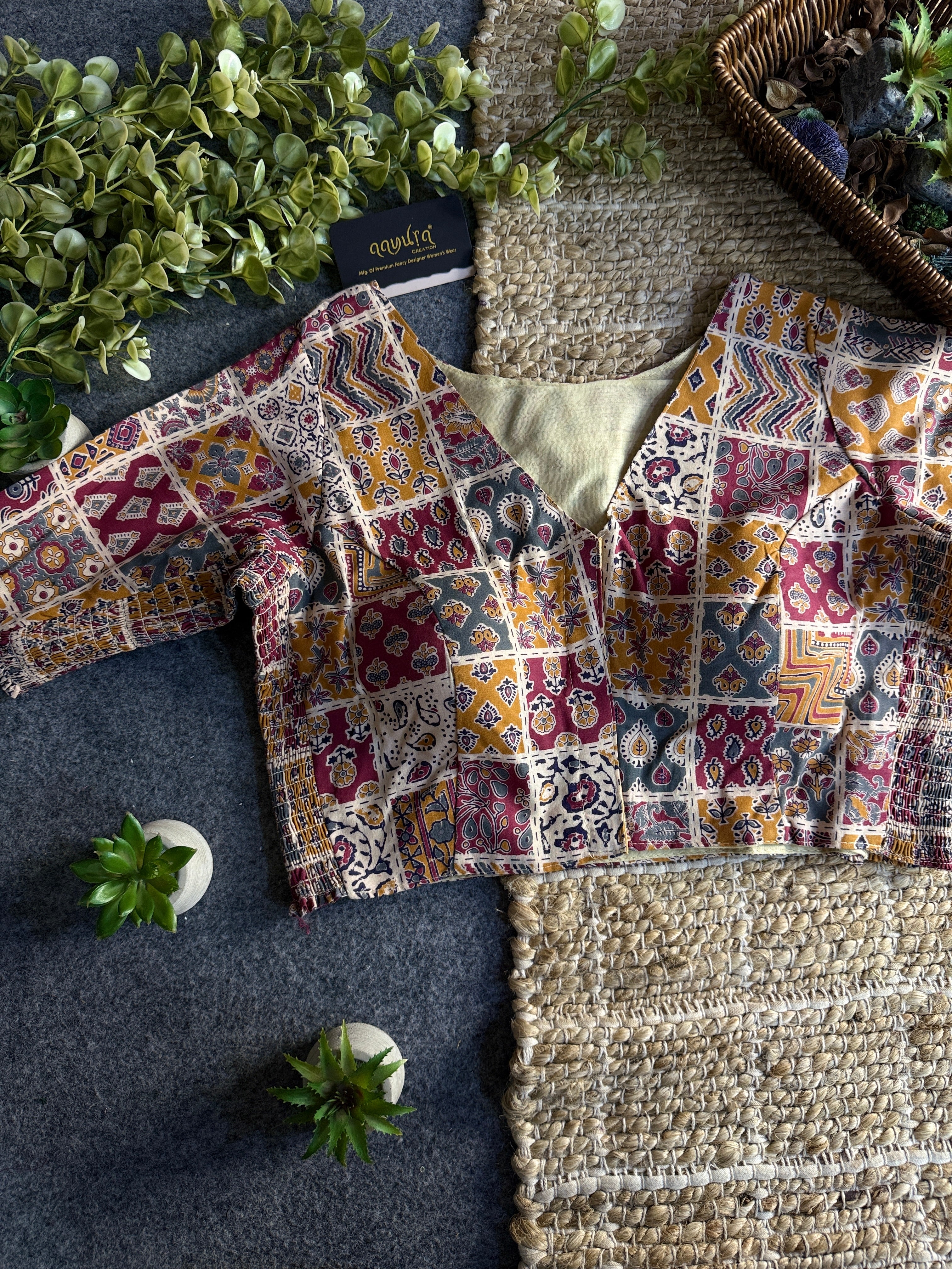 Comfort Fit Cotton Print Blouse 3
