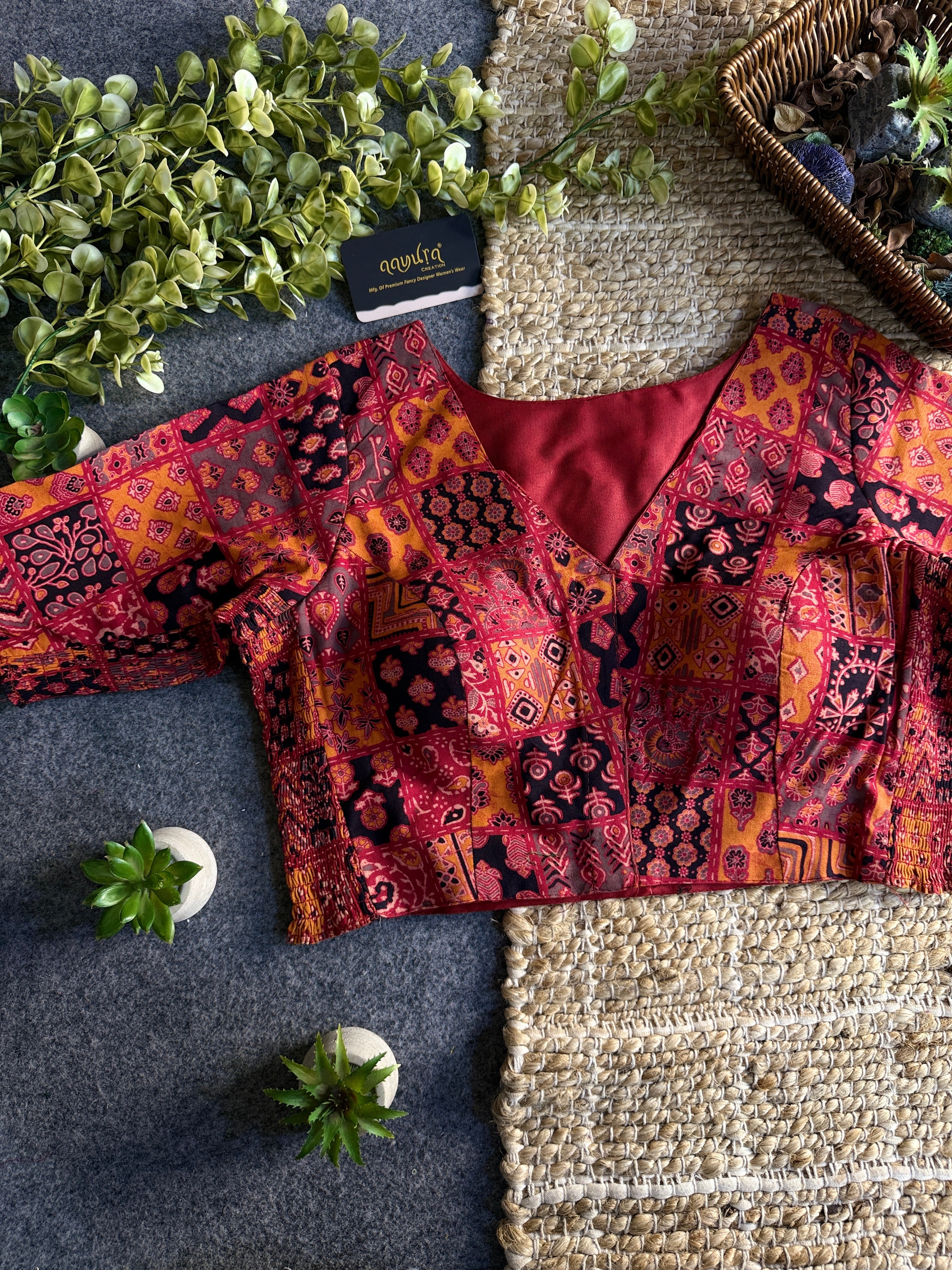 Comfort Fit Cotton Print Blouse 3