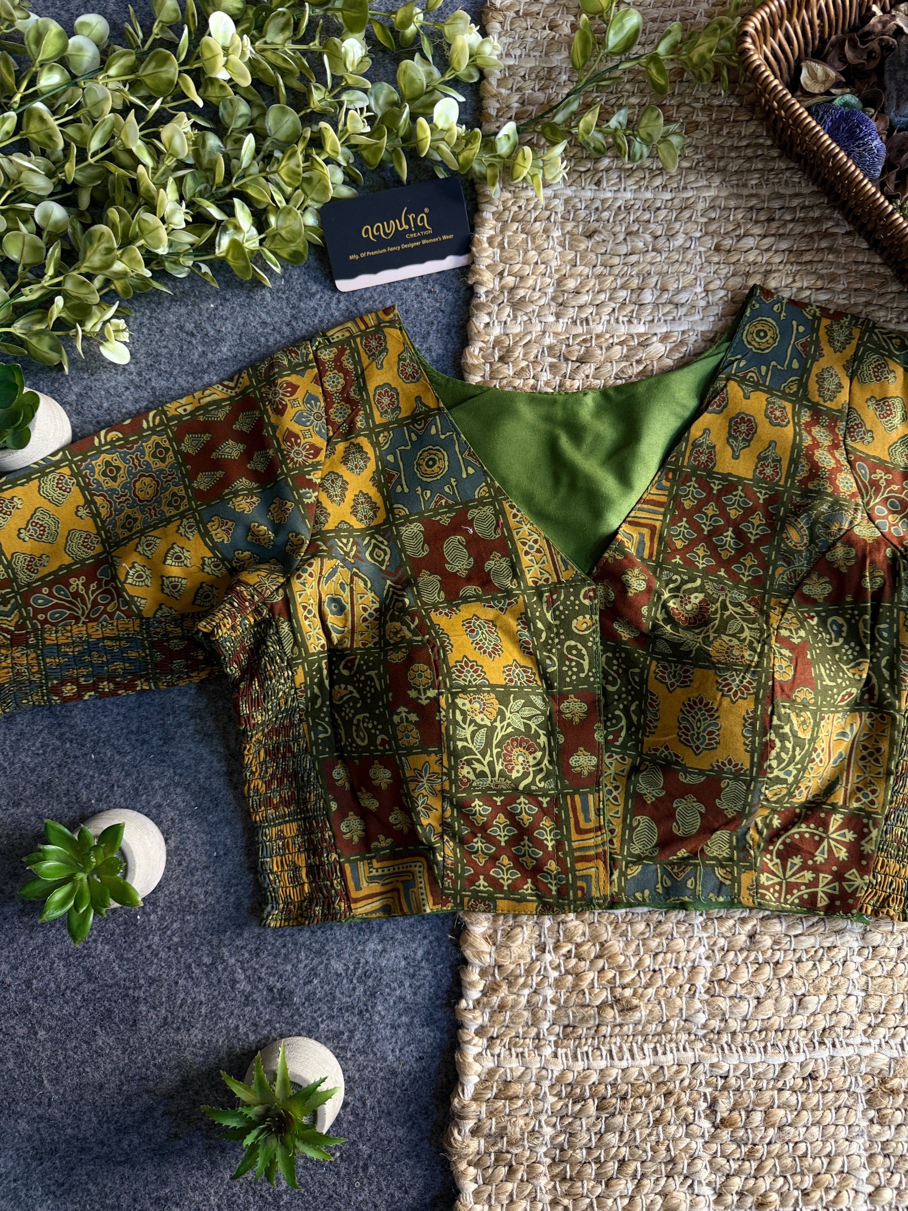 Comfort Fit Cotton Print Blouse 3