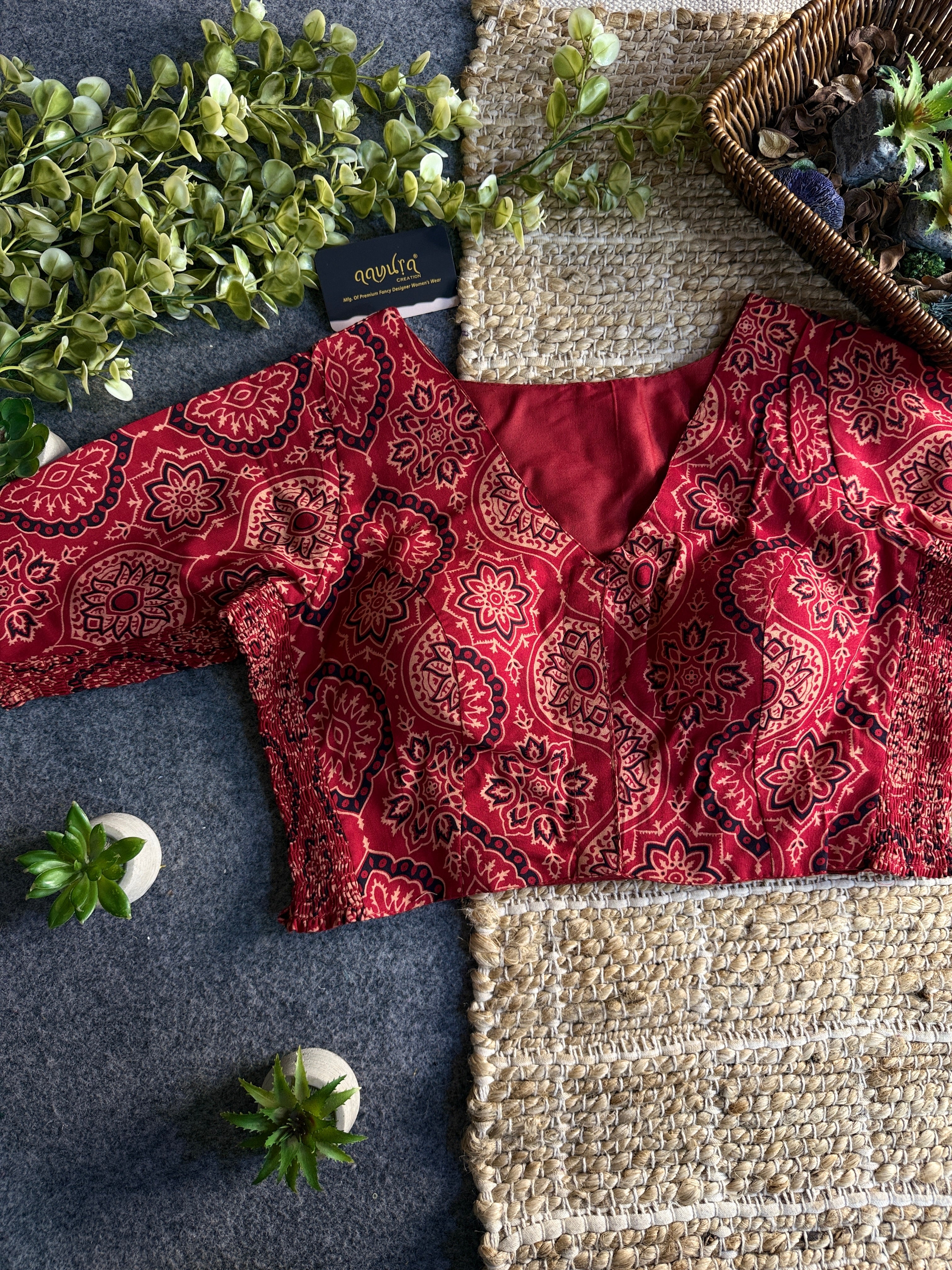 Comfort Fit Cotton Print Blouse 3