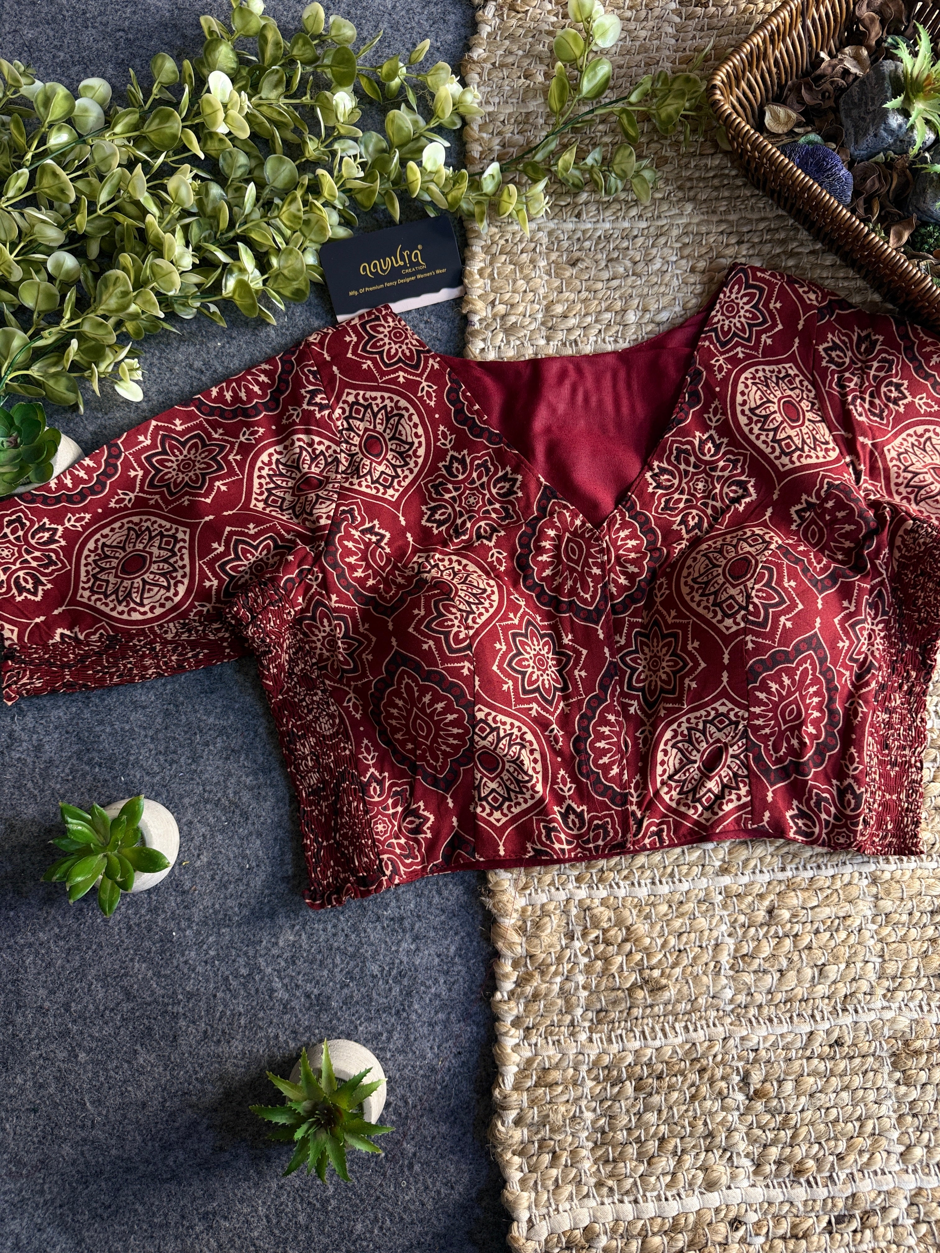 Comfort Fit Cotton Print Blouse 3