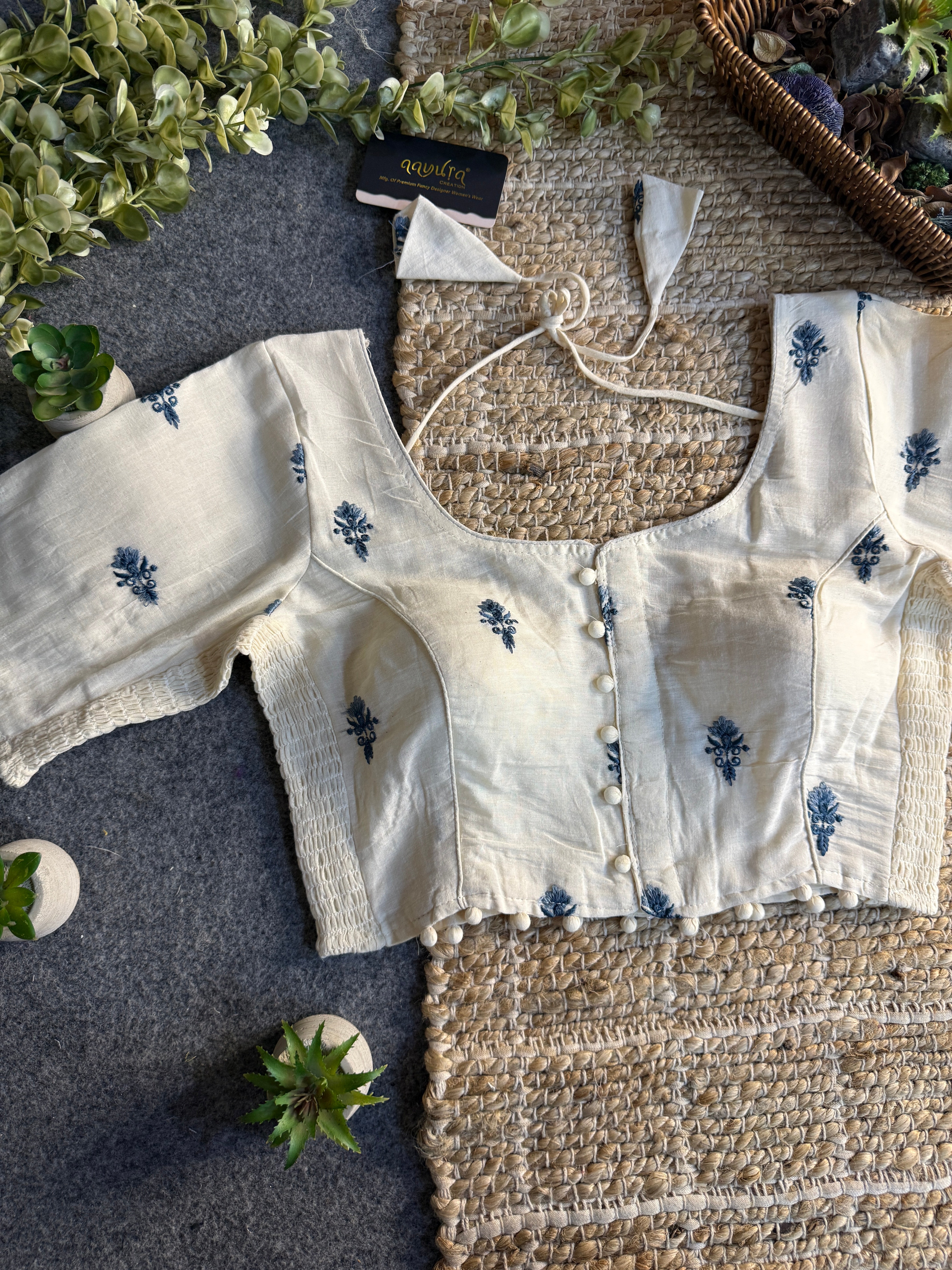 Ivory Bloom Blouse