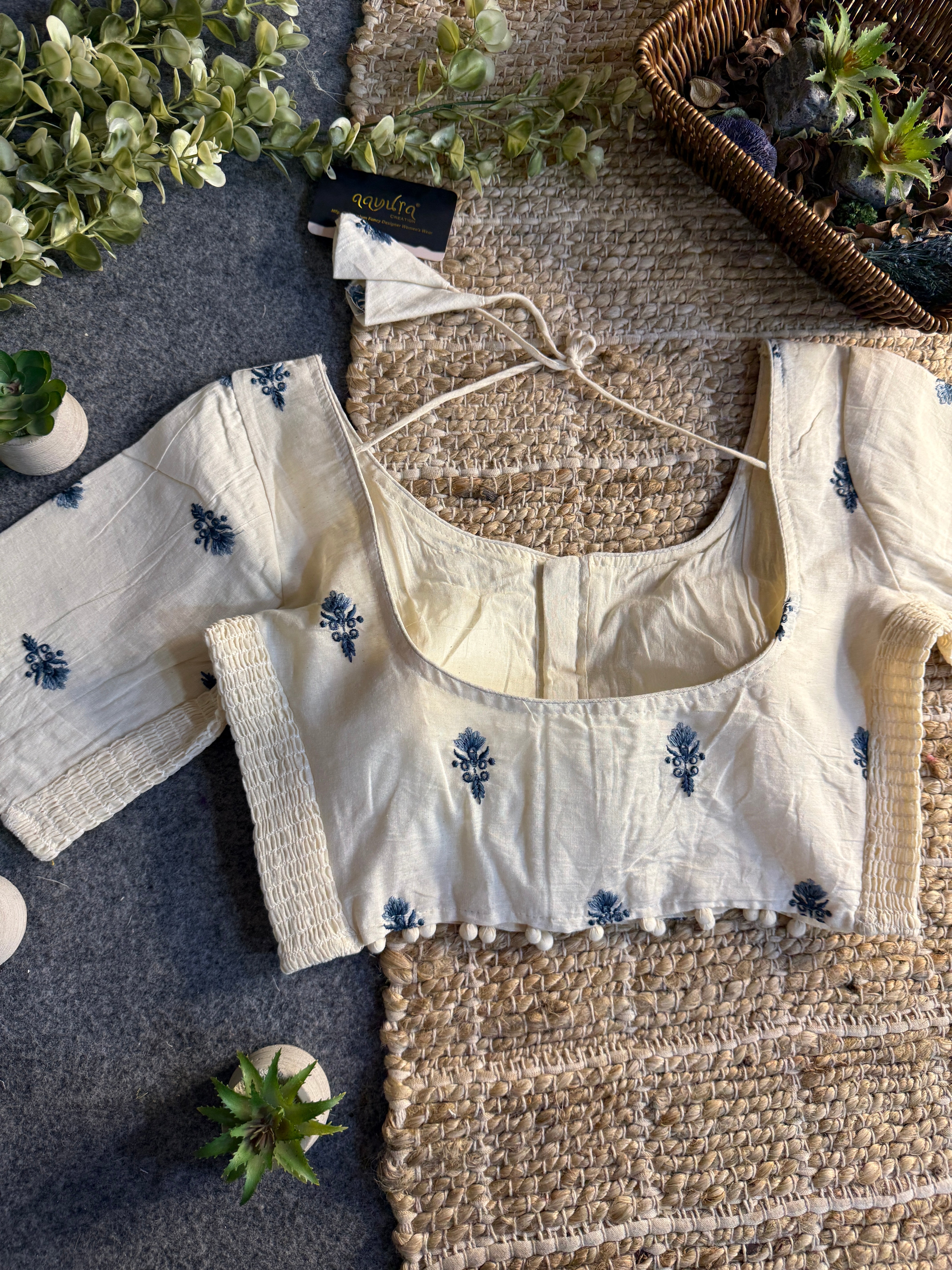 Ivory Bloom Blouse