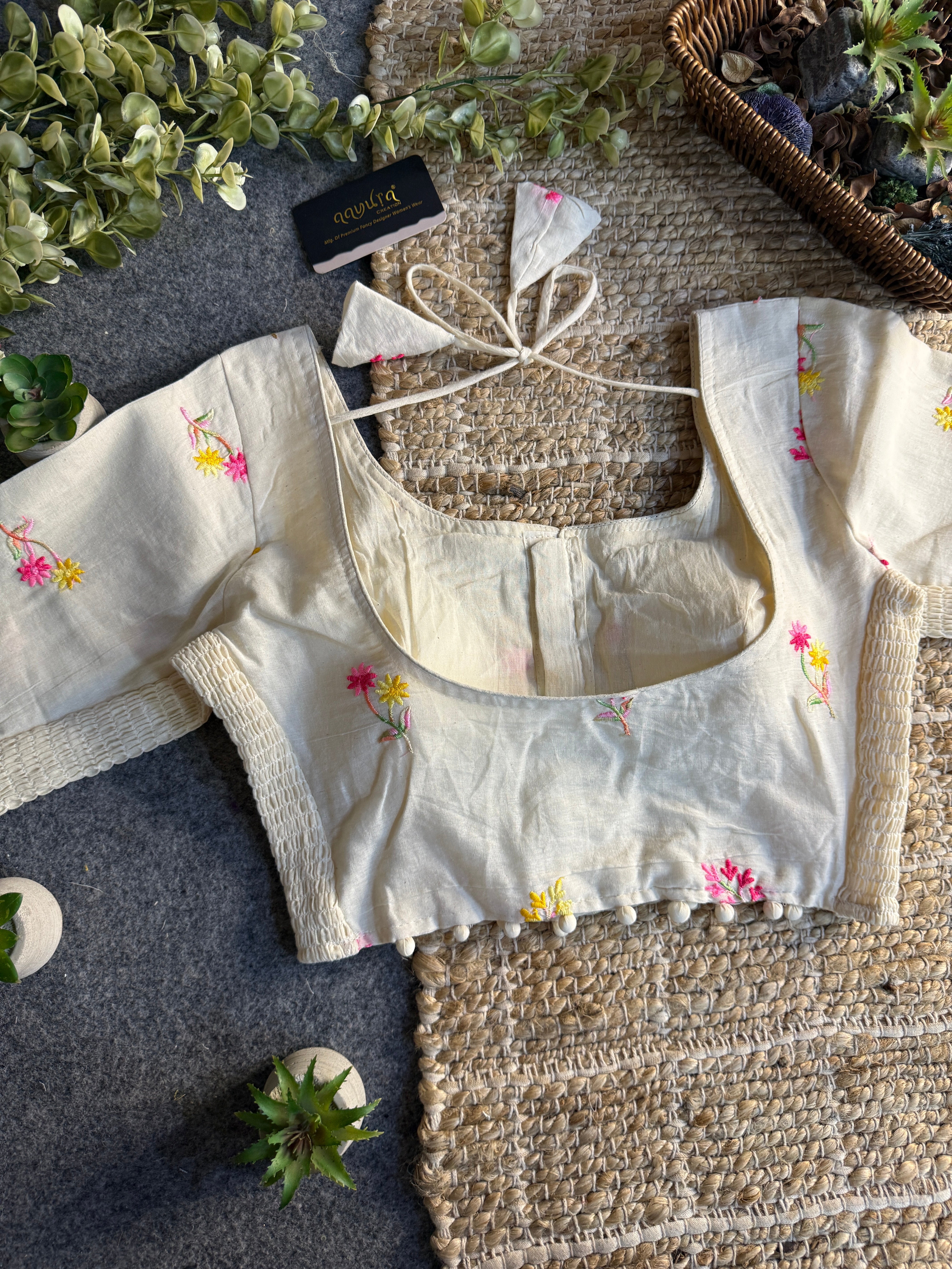 Ivory Bloom Blouse