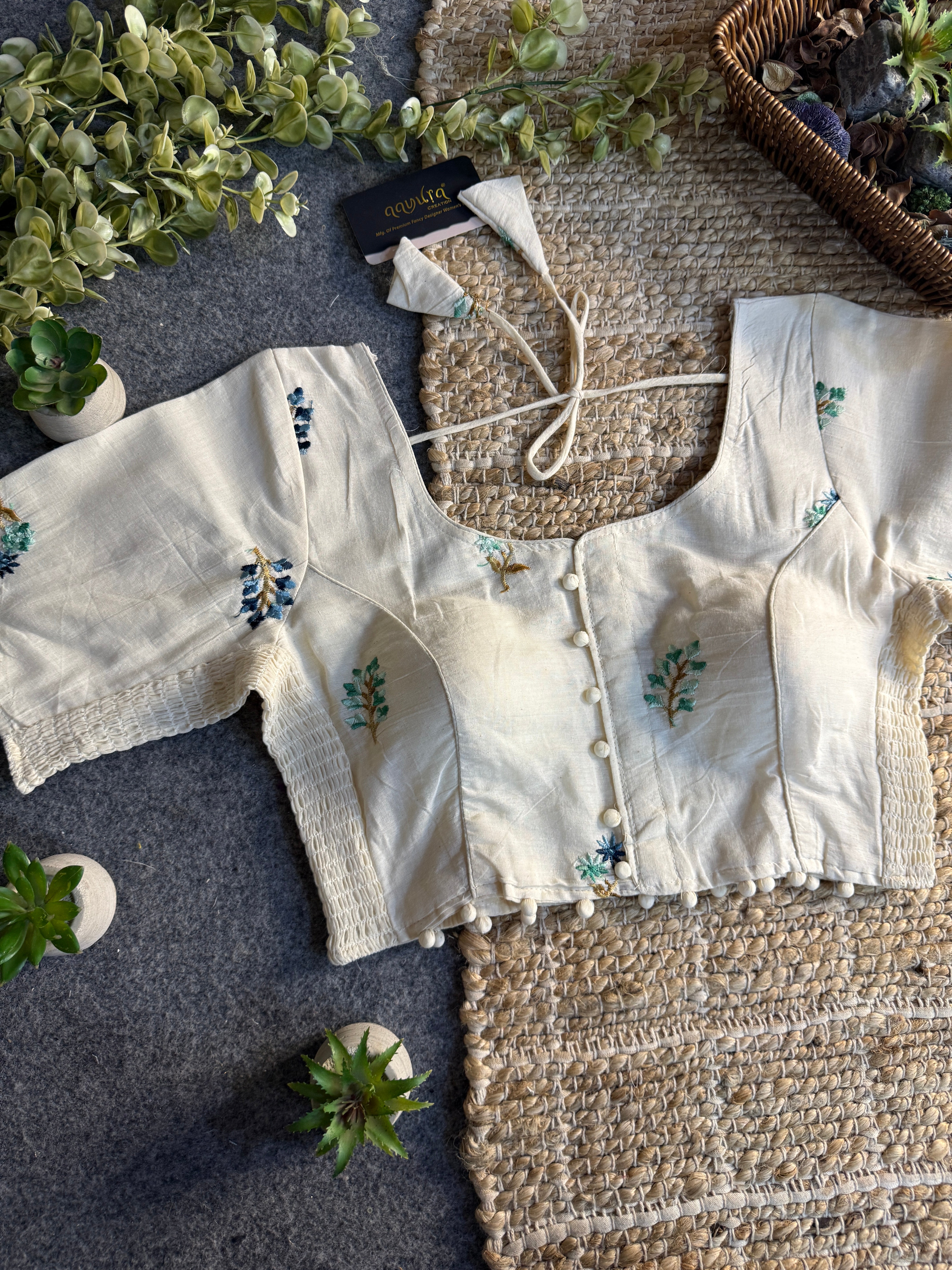 Ivory Bloom Blouse