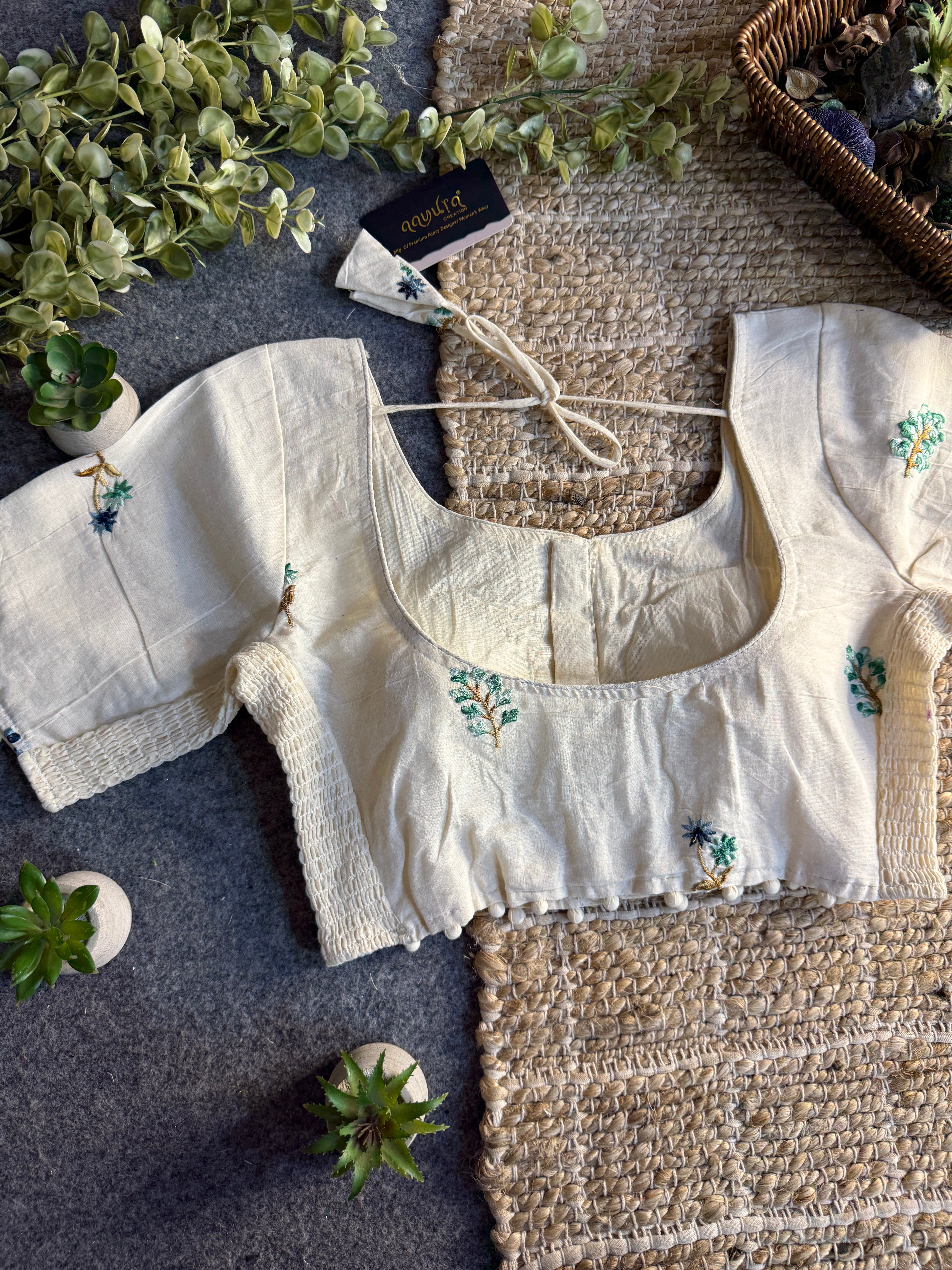 Ivory Bloom Blouse