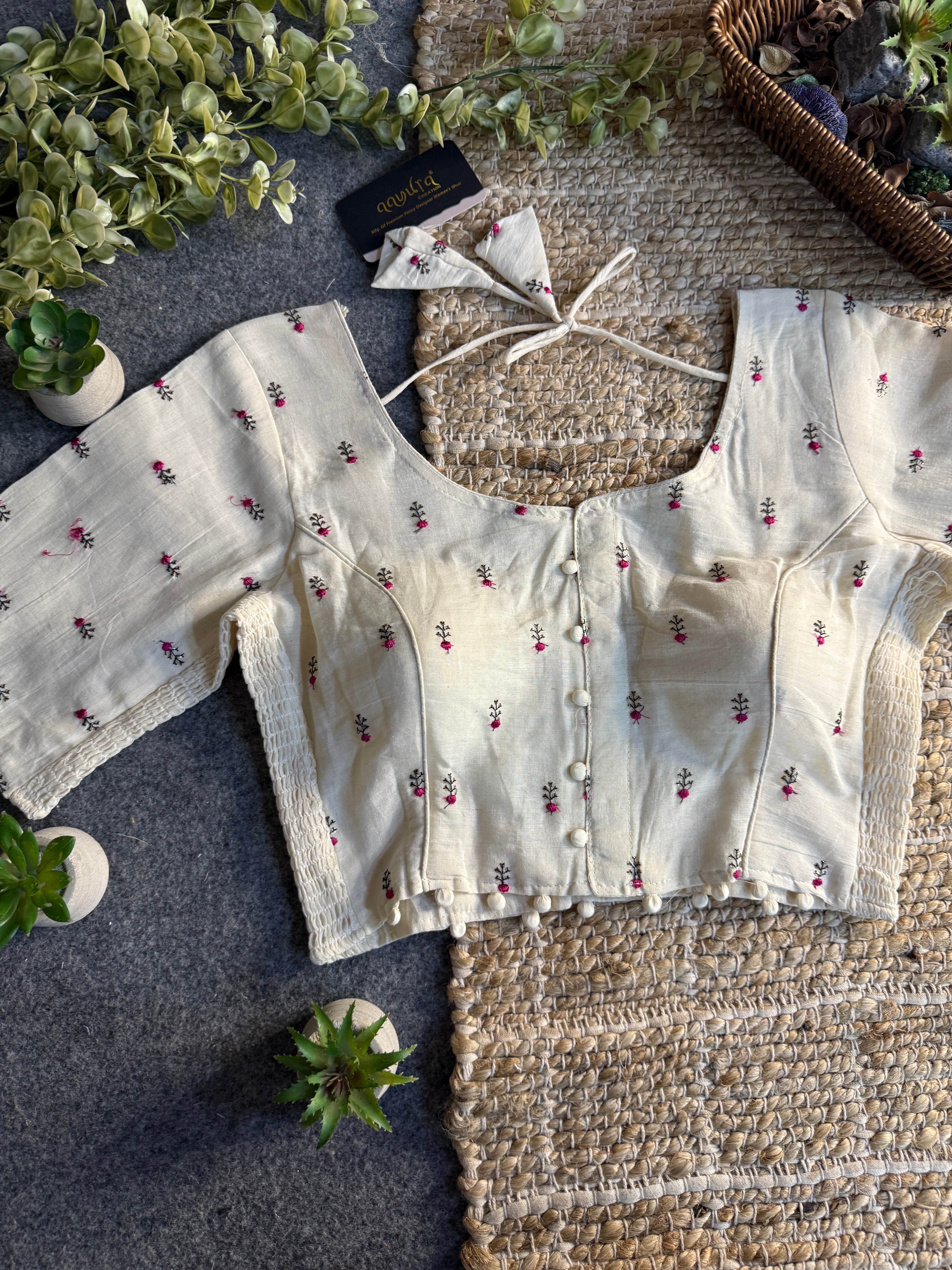 Ivory Bloom Blouse