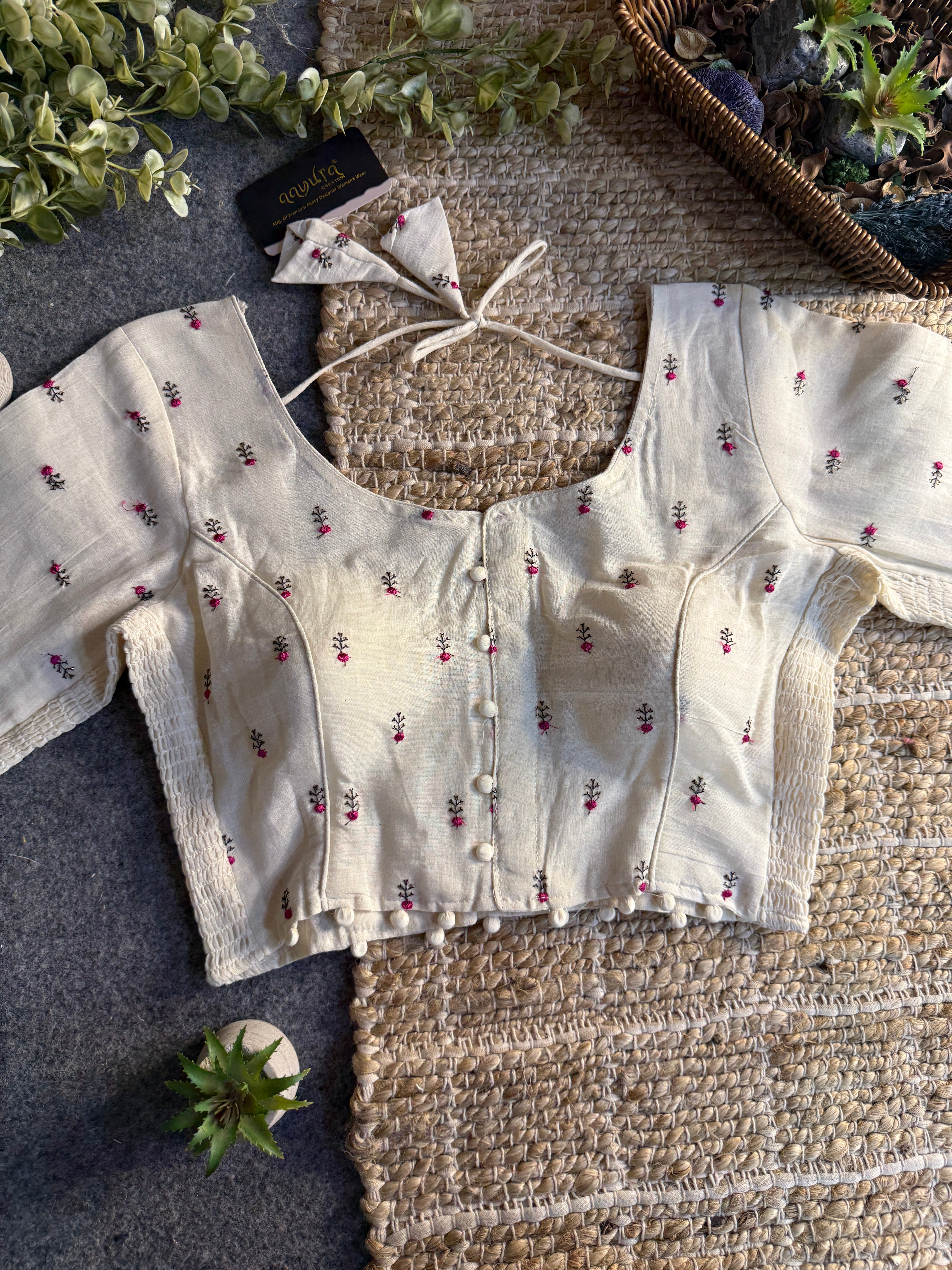 Ivory Bloom Blouse