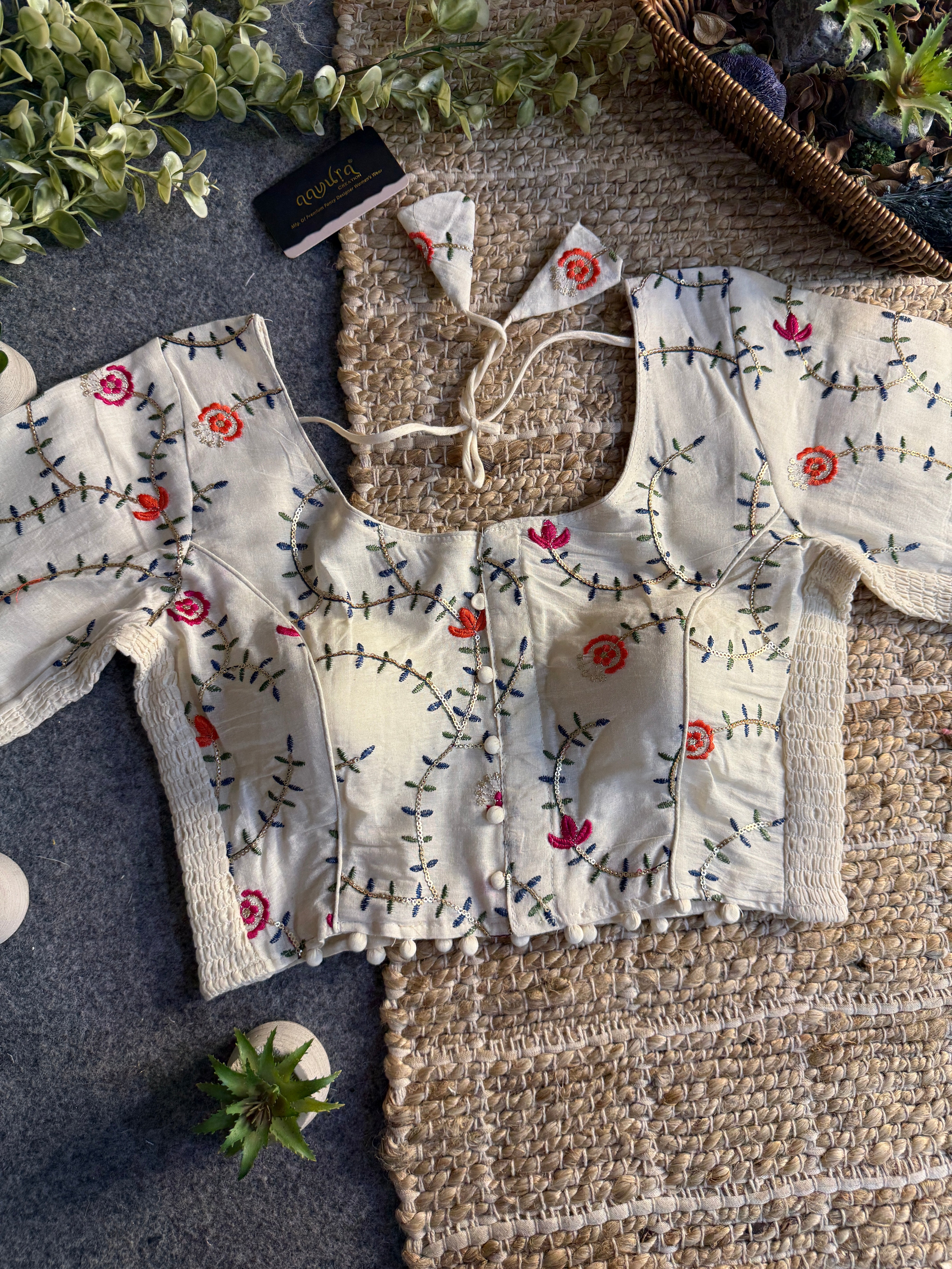 Ivory Bloom Blouse