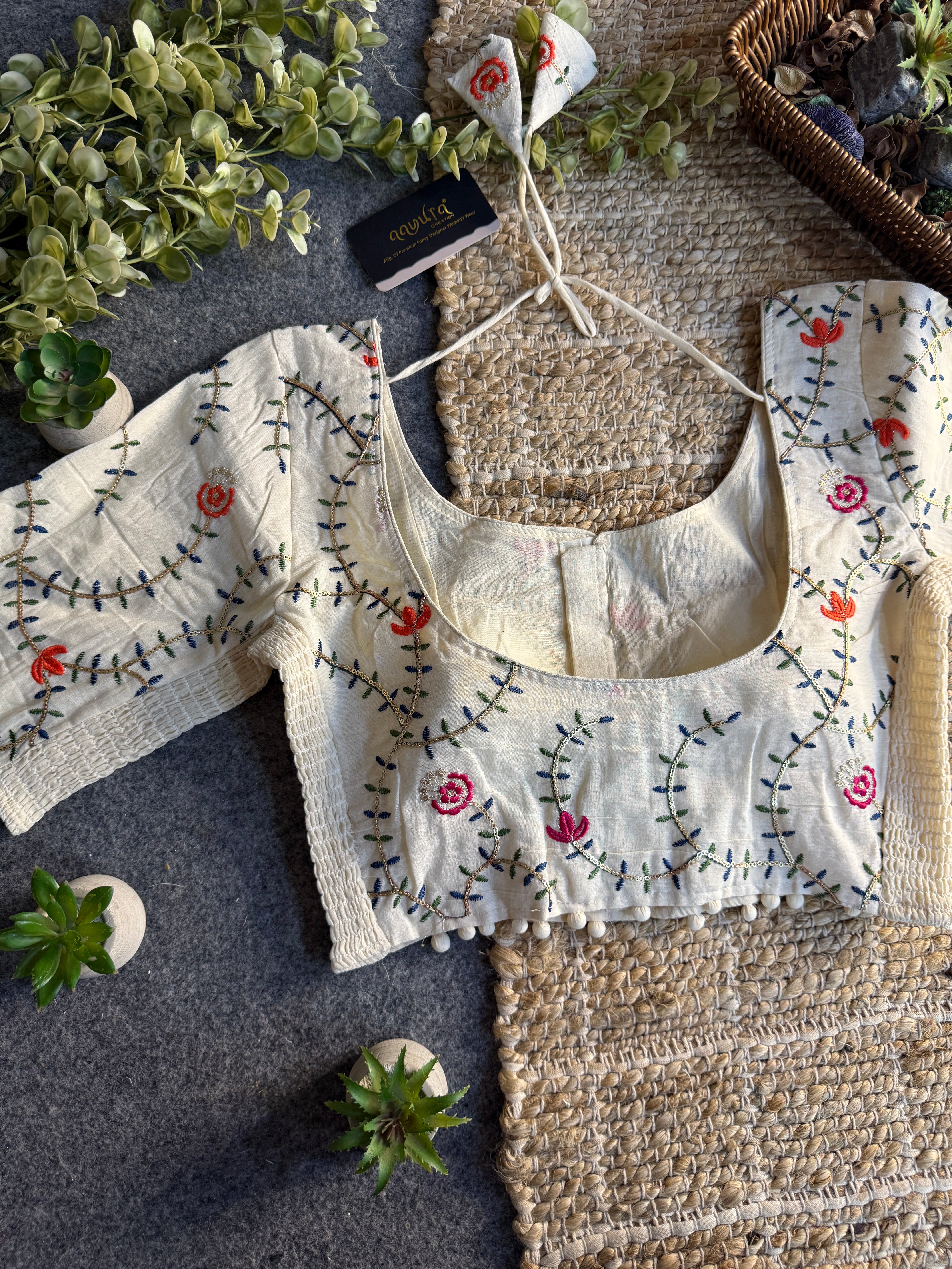 Ivory Bloom Blouse