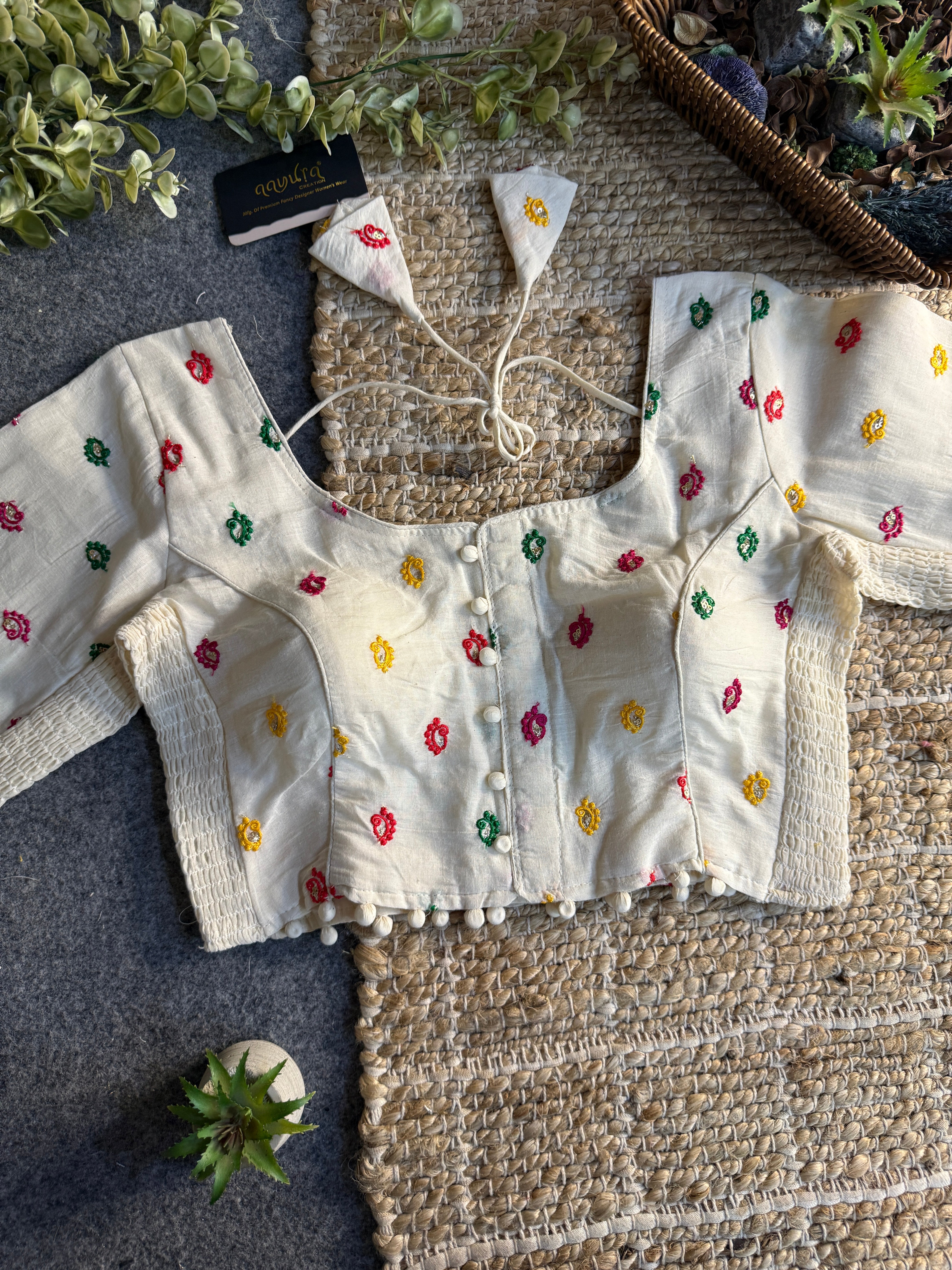 Ivory Bloom Blouse