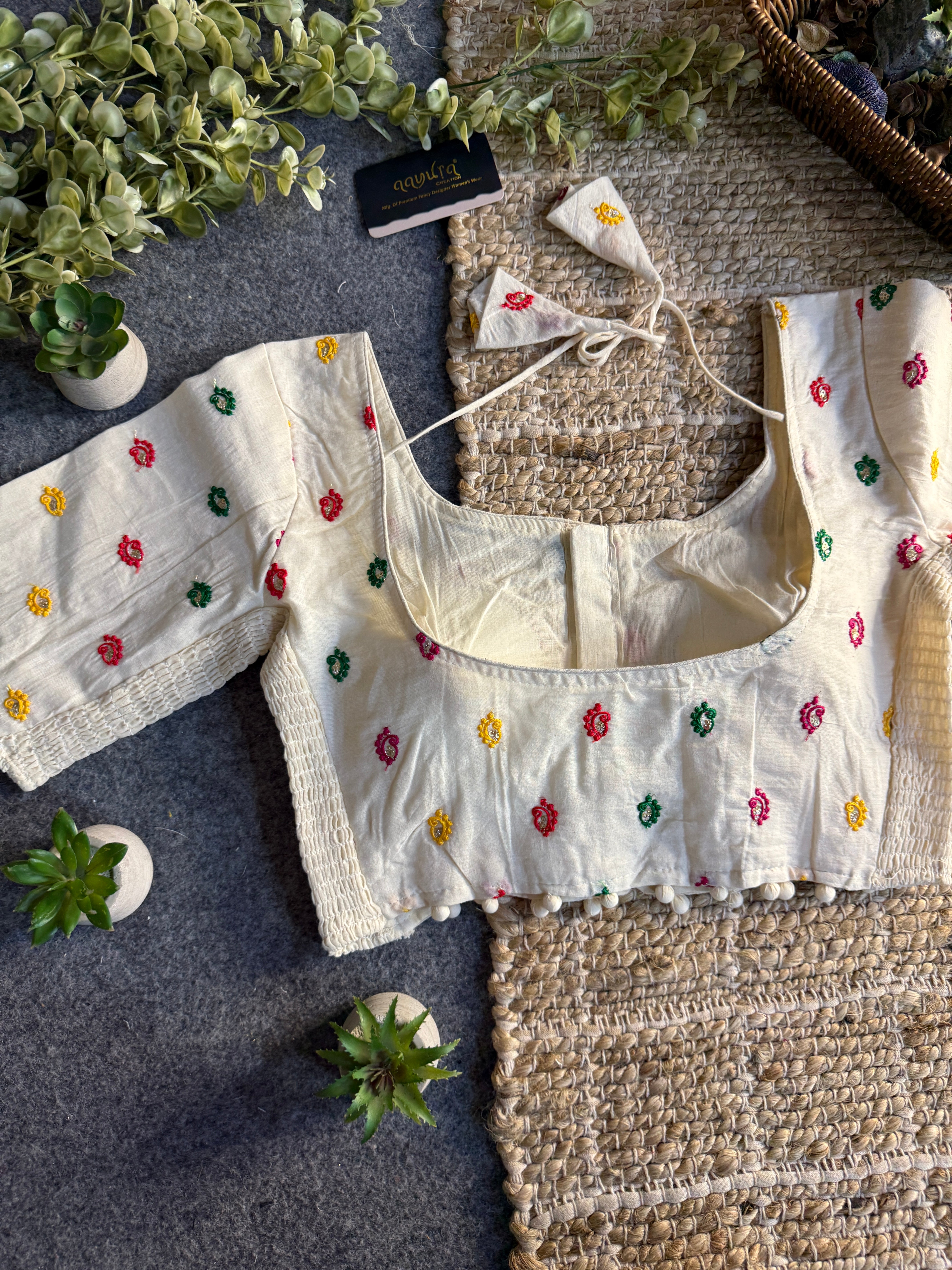 Ivory Bloom Blouse
