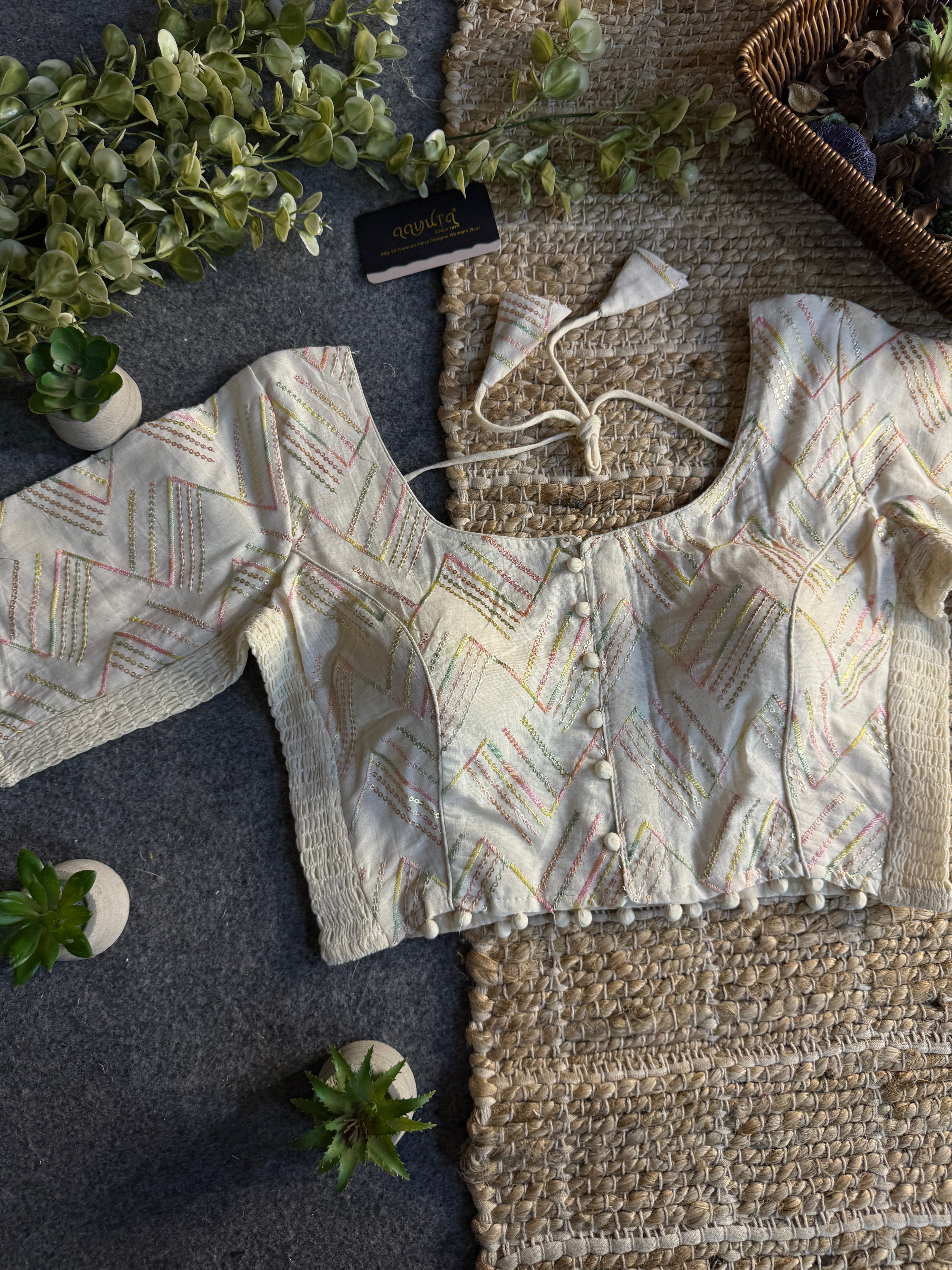 Ivory Bloom Blouse
