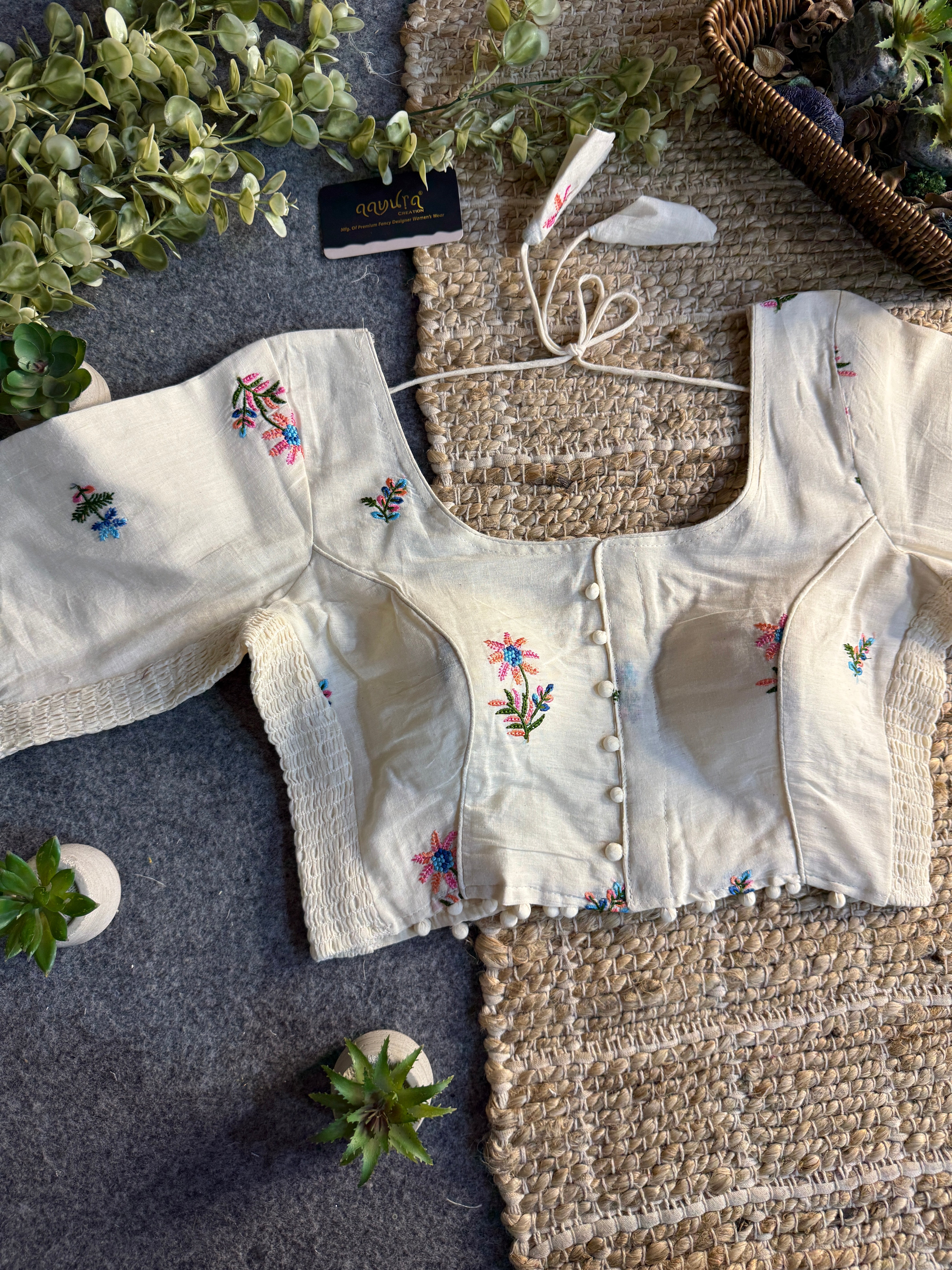Ivory Bloom Blouse