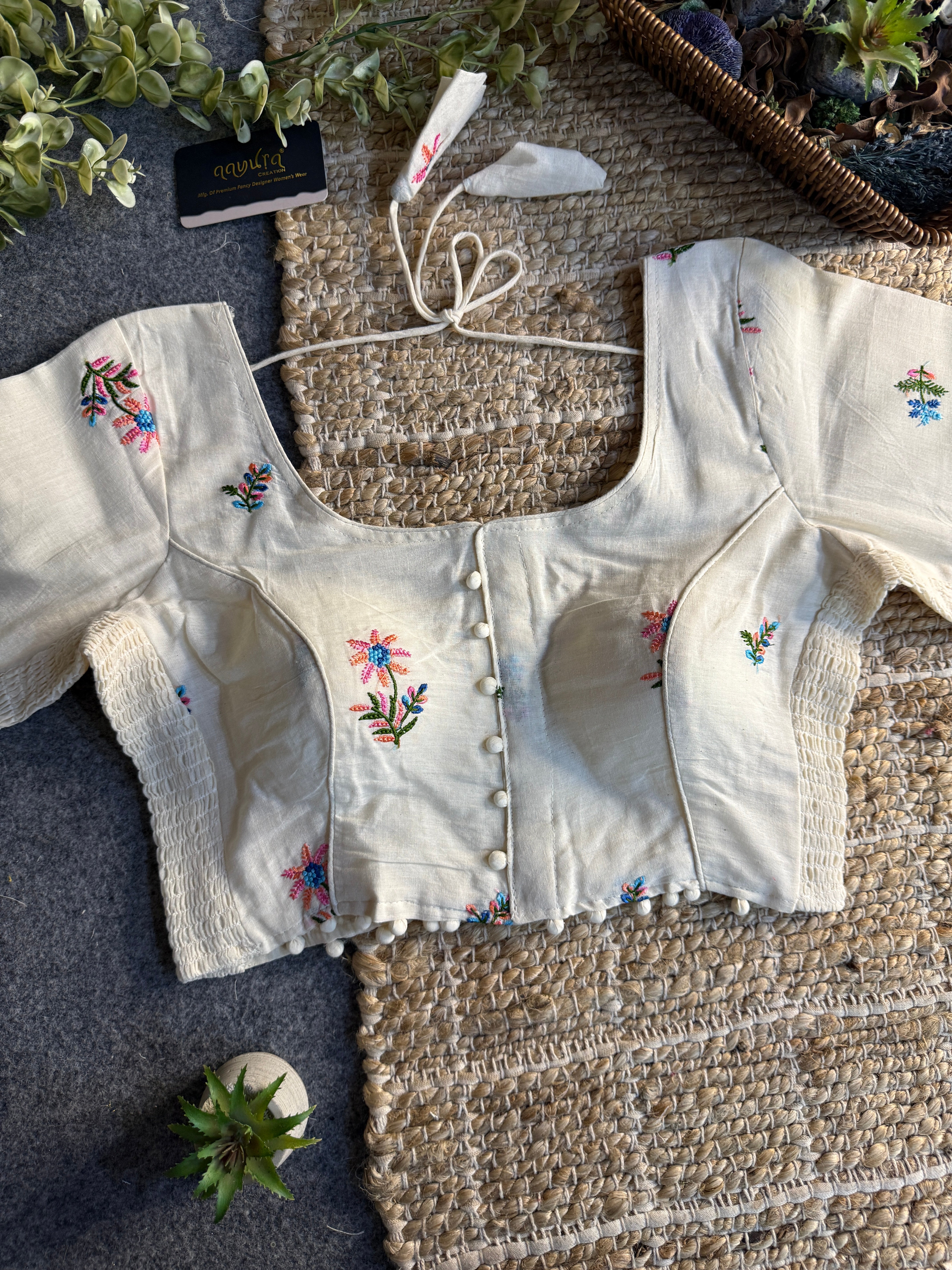 Ivory Bloom Blouse