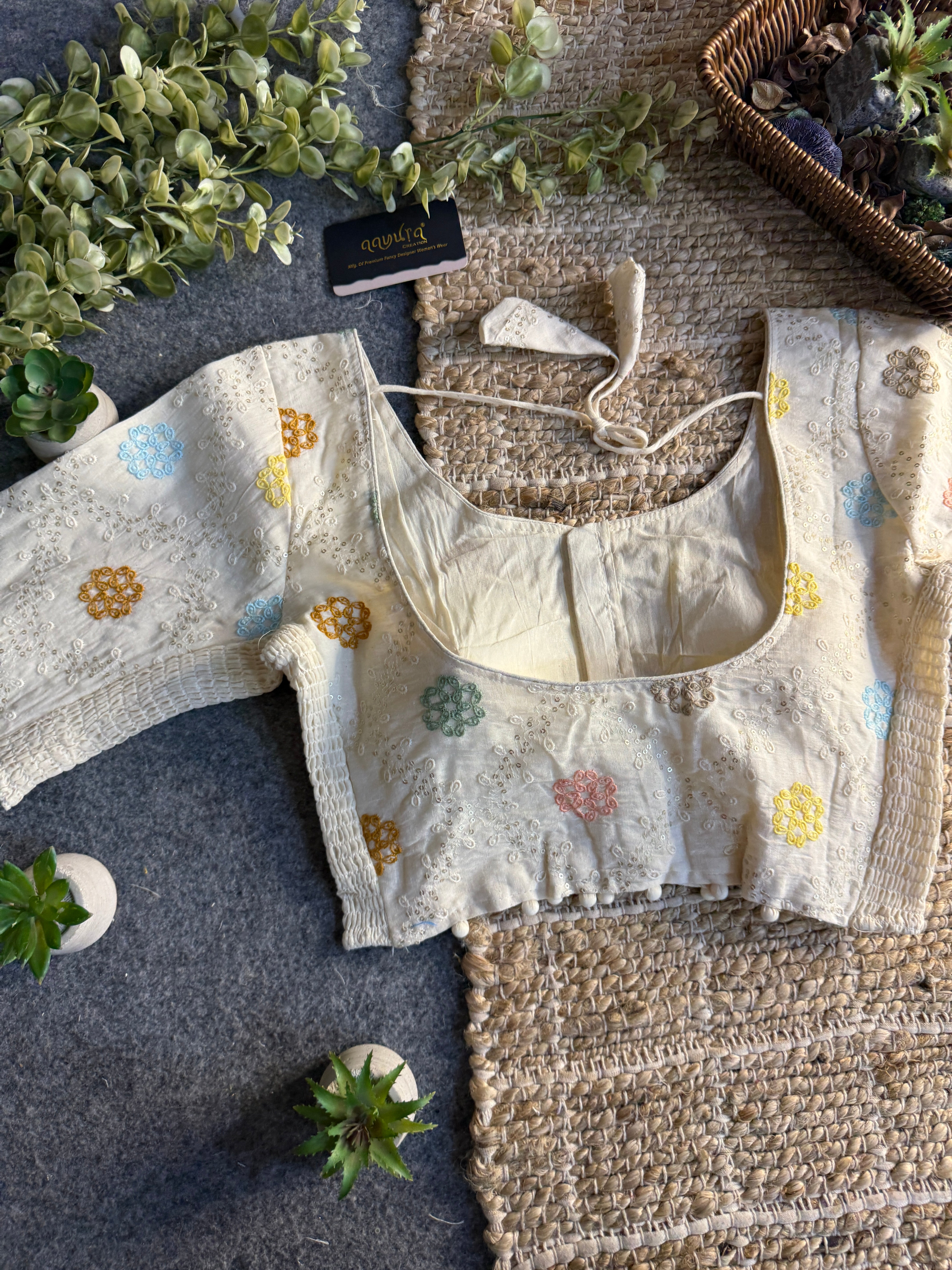 Ivory Bloom Blouse