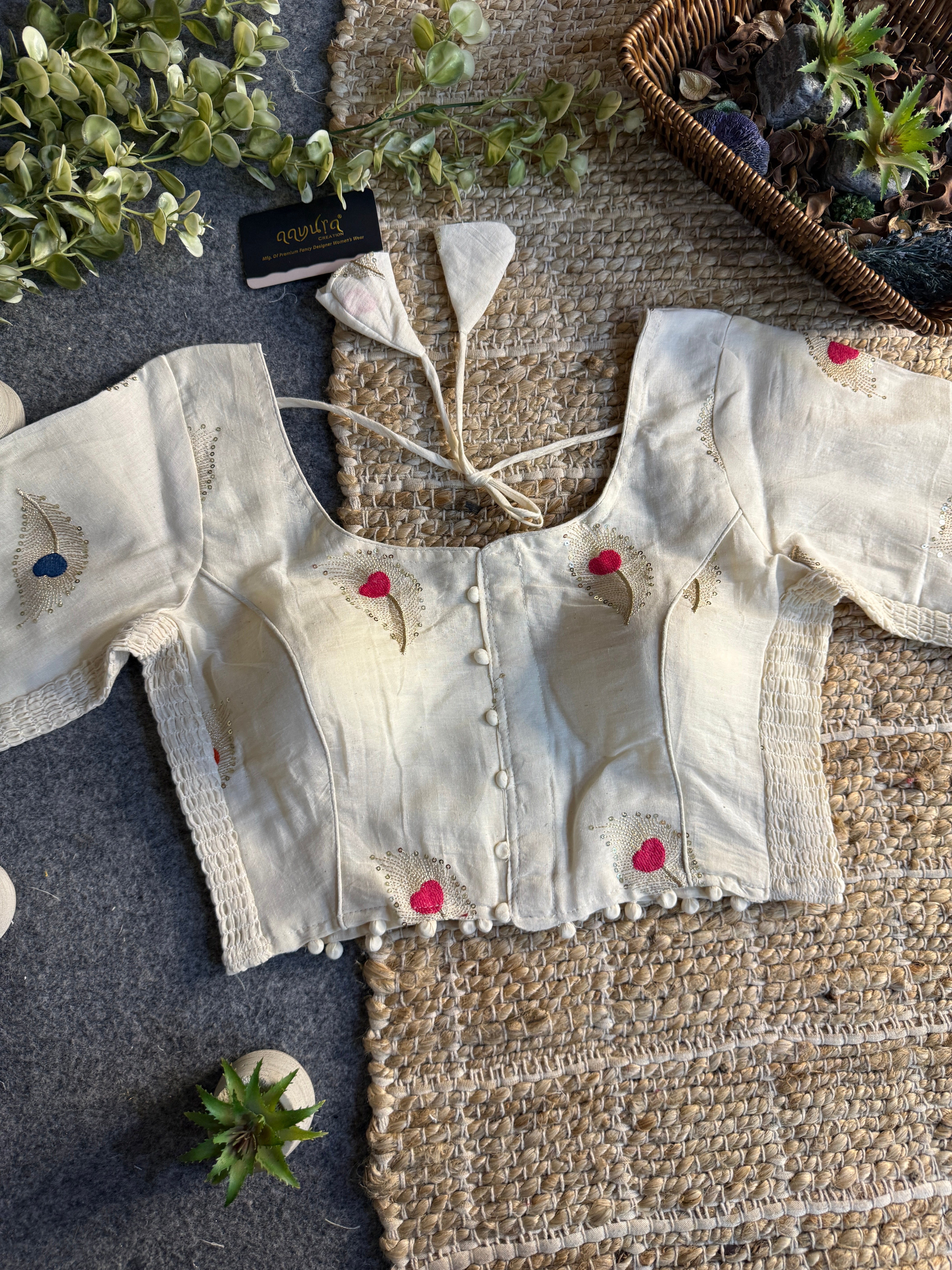 Ivory Bloom Blouse