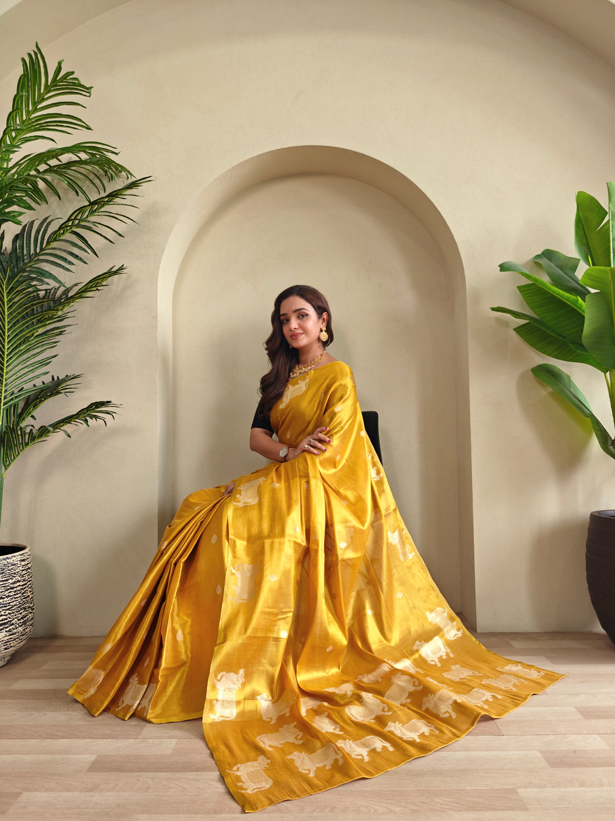 Madhuri Premium Zari Tissue Saree