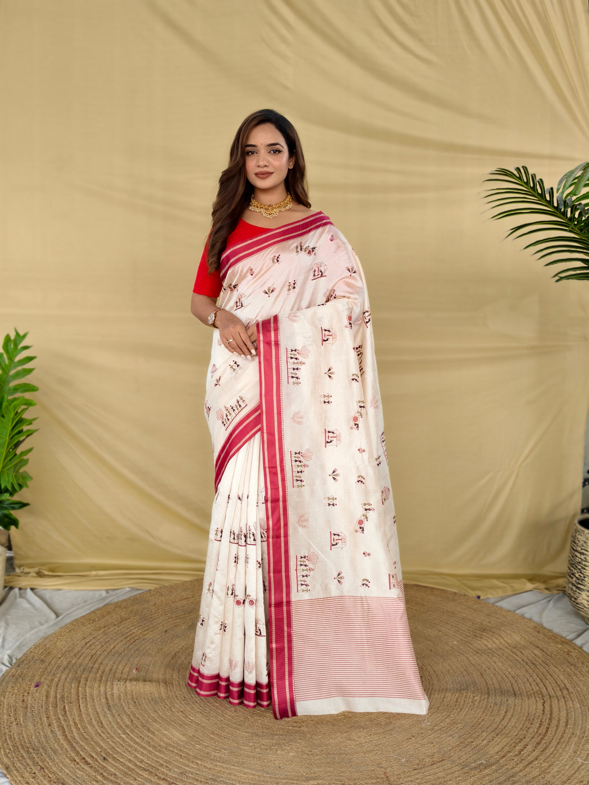 Rajrani Heritage Tussar Silk Saree
