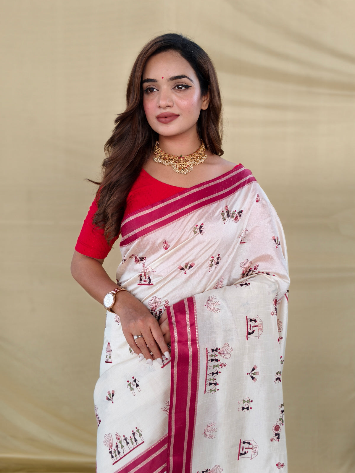 Rajrani Heritage Tussar Silk Saree