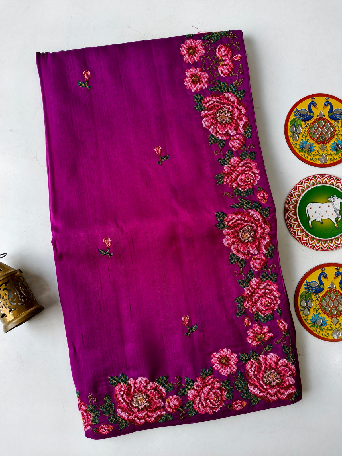 Kanak Pure Viscose Tussar Saree