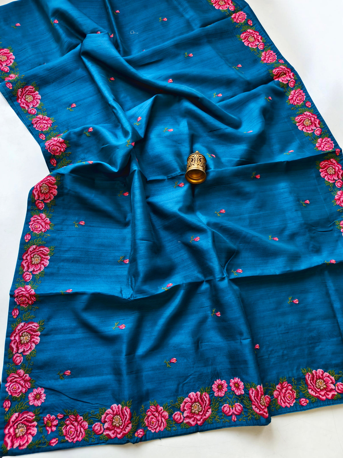 Kanak Pure Viscose Tussar Saree