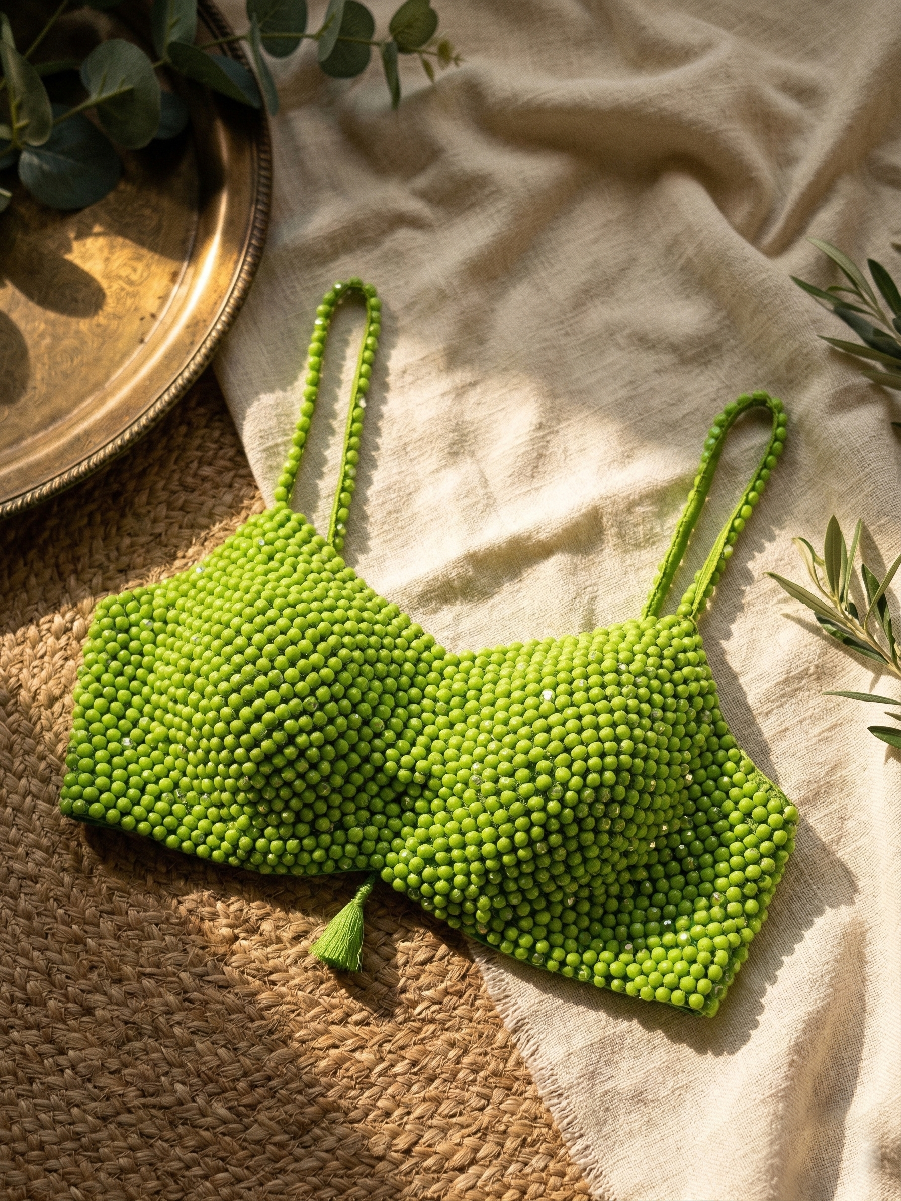 Party Wear Heavy Pearl Work Blouse