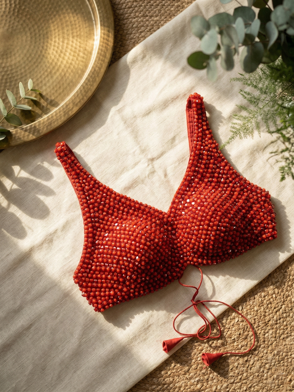 Royal Pearl Silk Blouse