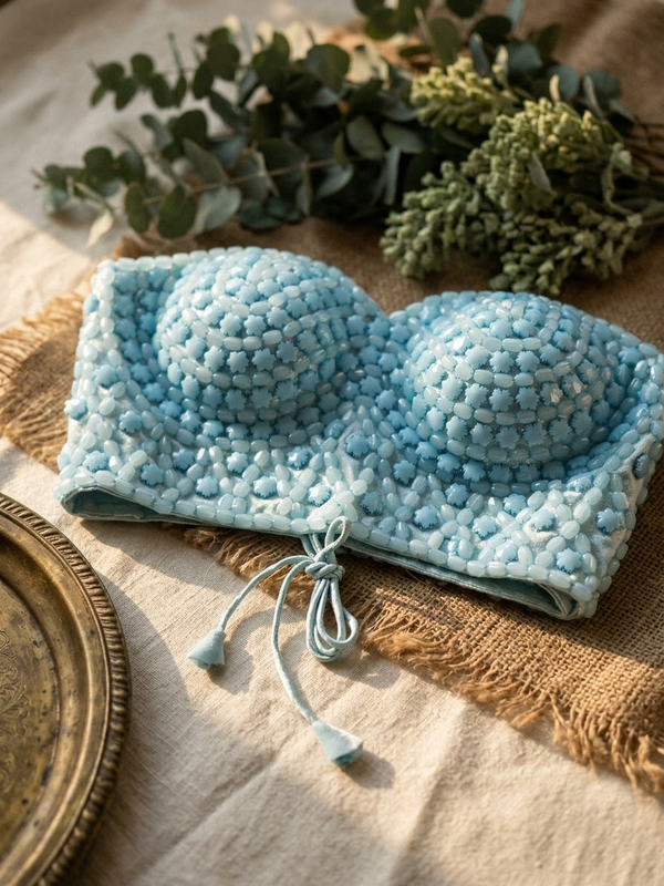 Pearl Shine Silk Blouse