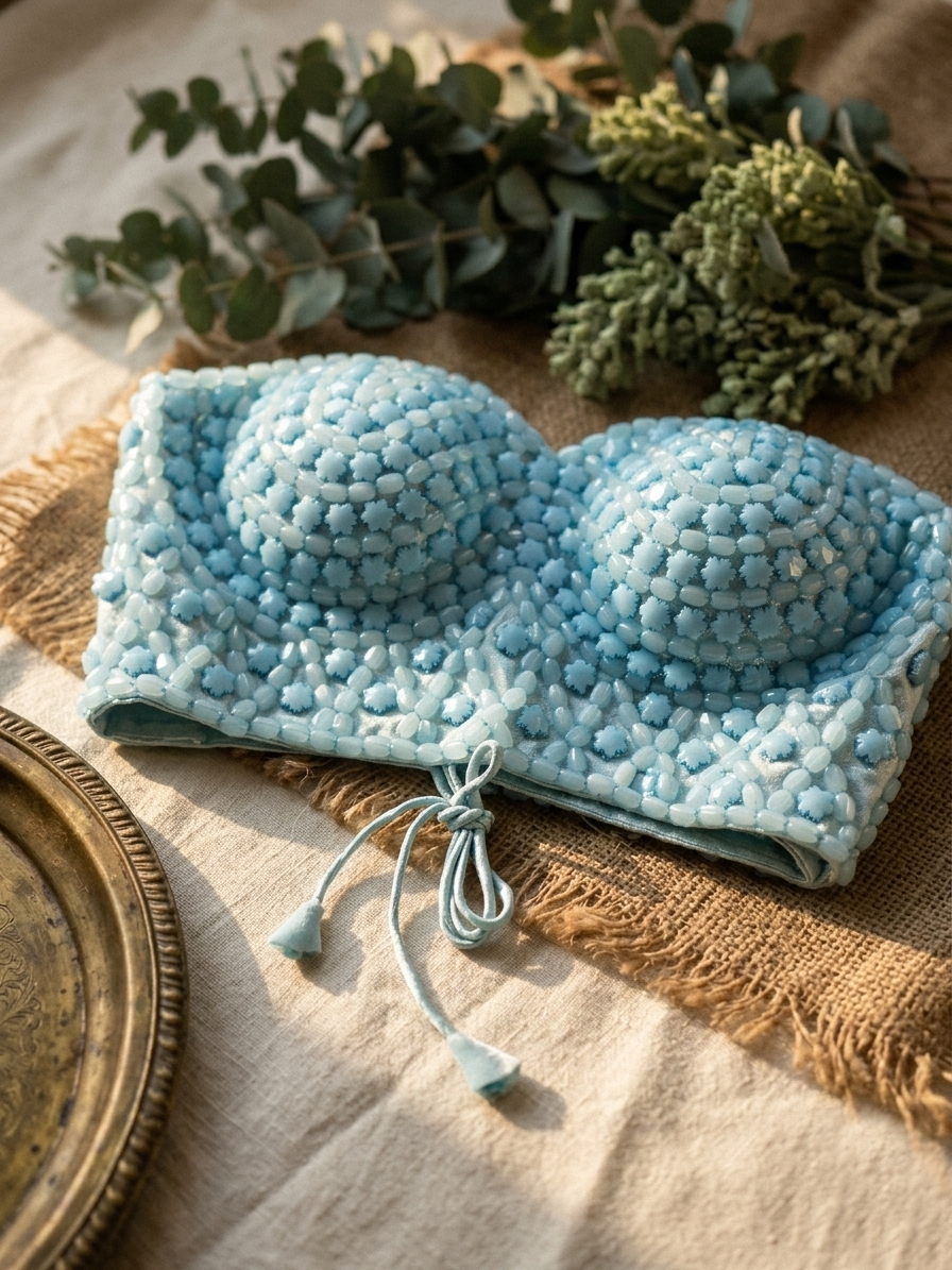 Pearl Shine Silk Blouse