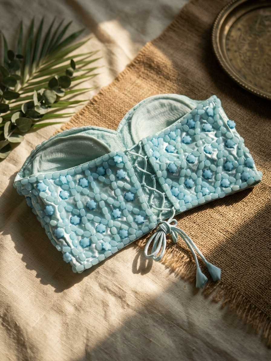 Pearl Shine Silk Blouse