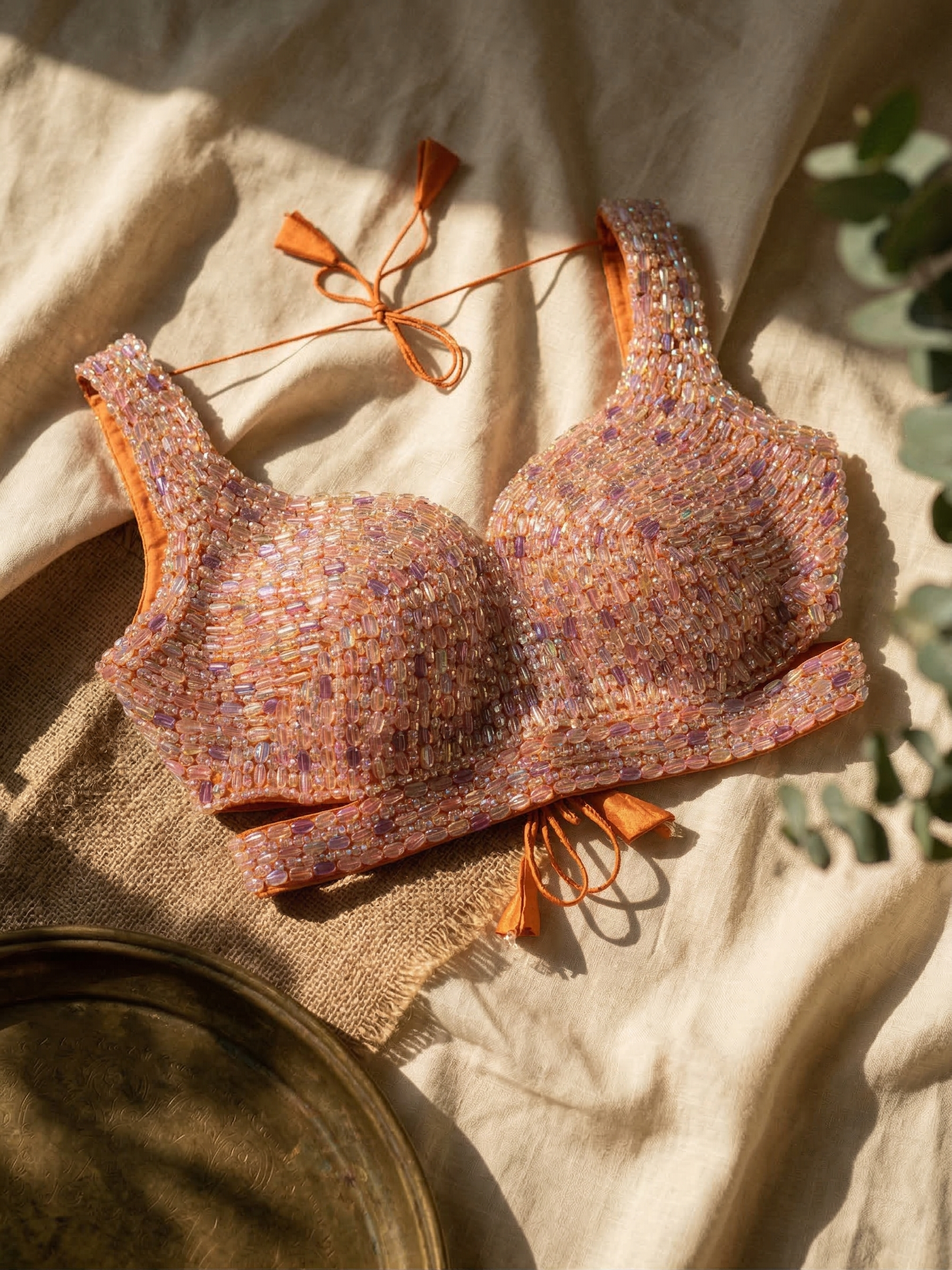 Elegant Wedding Pearl Designer Blouse