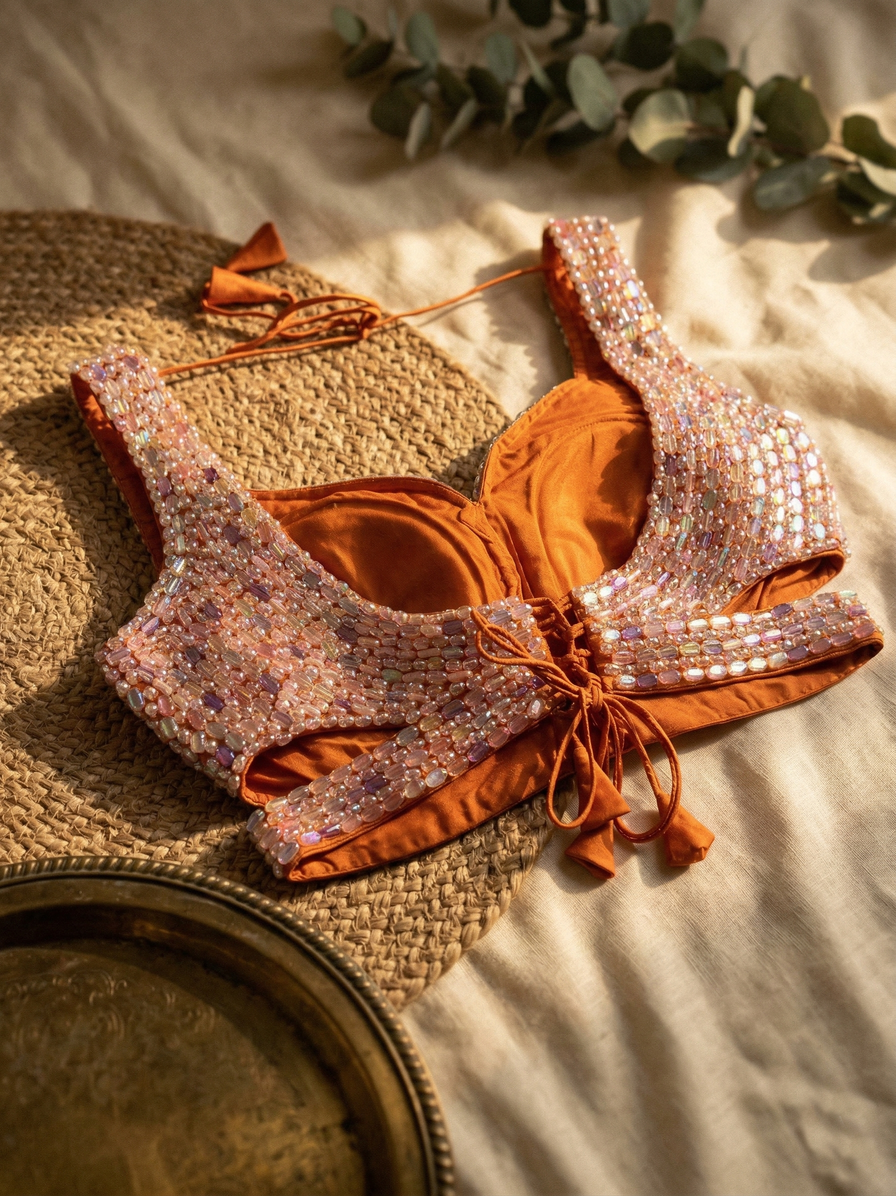 Elegant Wedding Pearl Designer Blouse