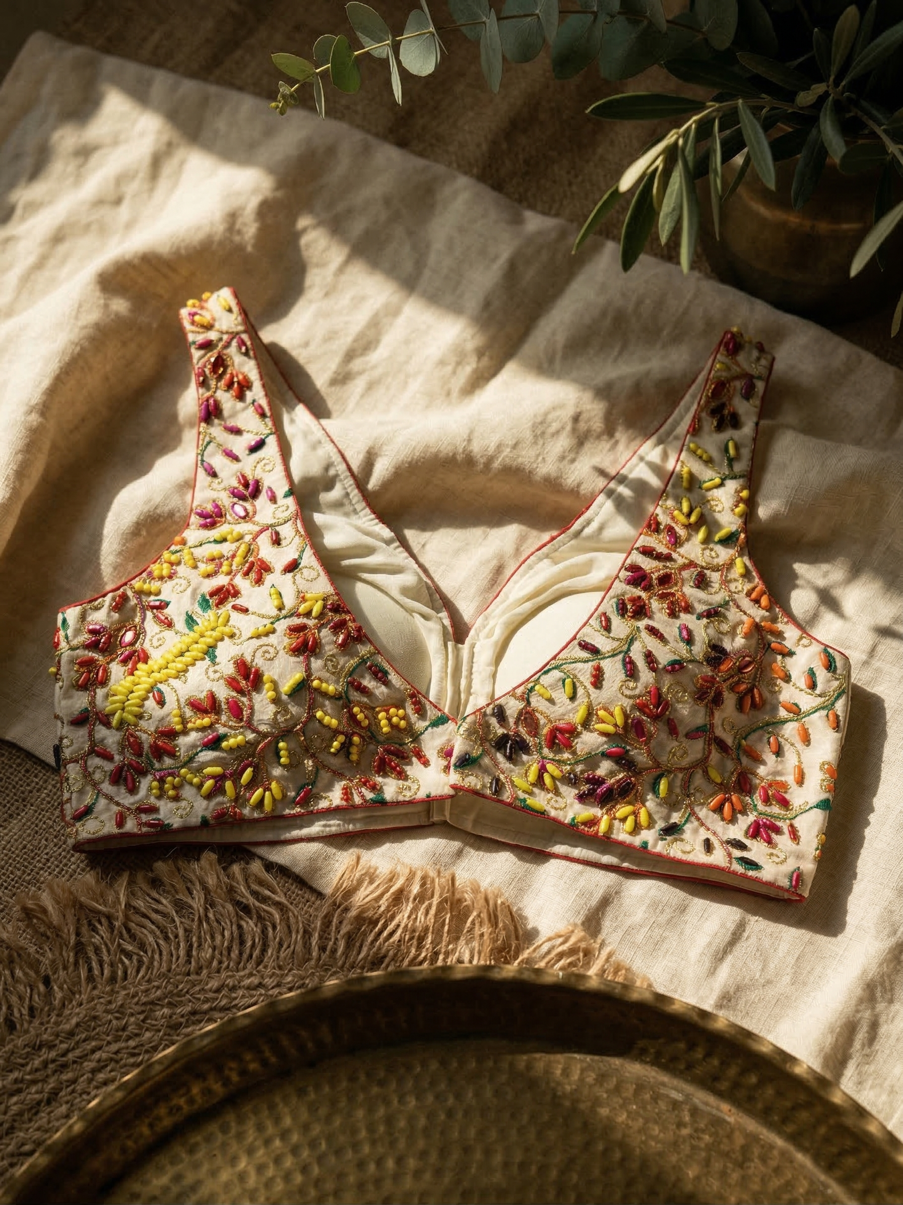 Royal Pearl Handcrafted Blouse