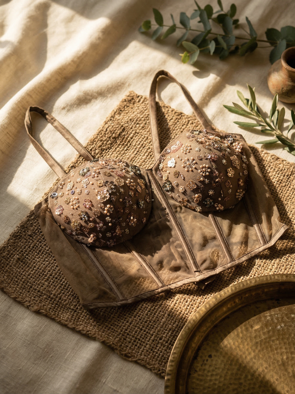 Premium Pearl Work Bridal Blouse