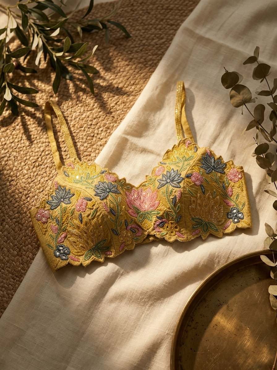 Vintage Queen Silk Designer Blouse