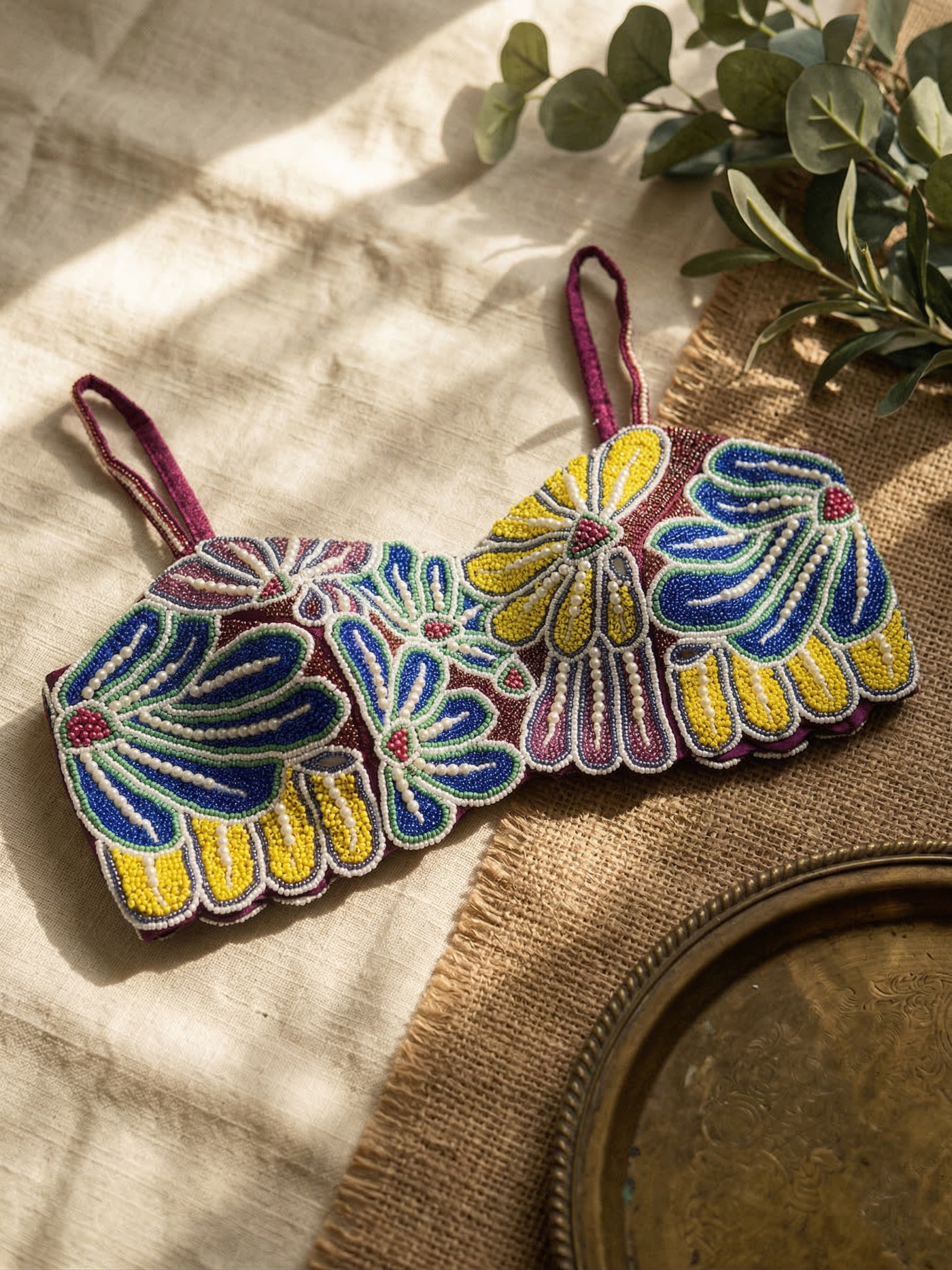 Luxe Silk Handcrafted Designer Blouse