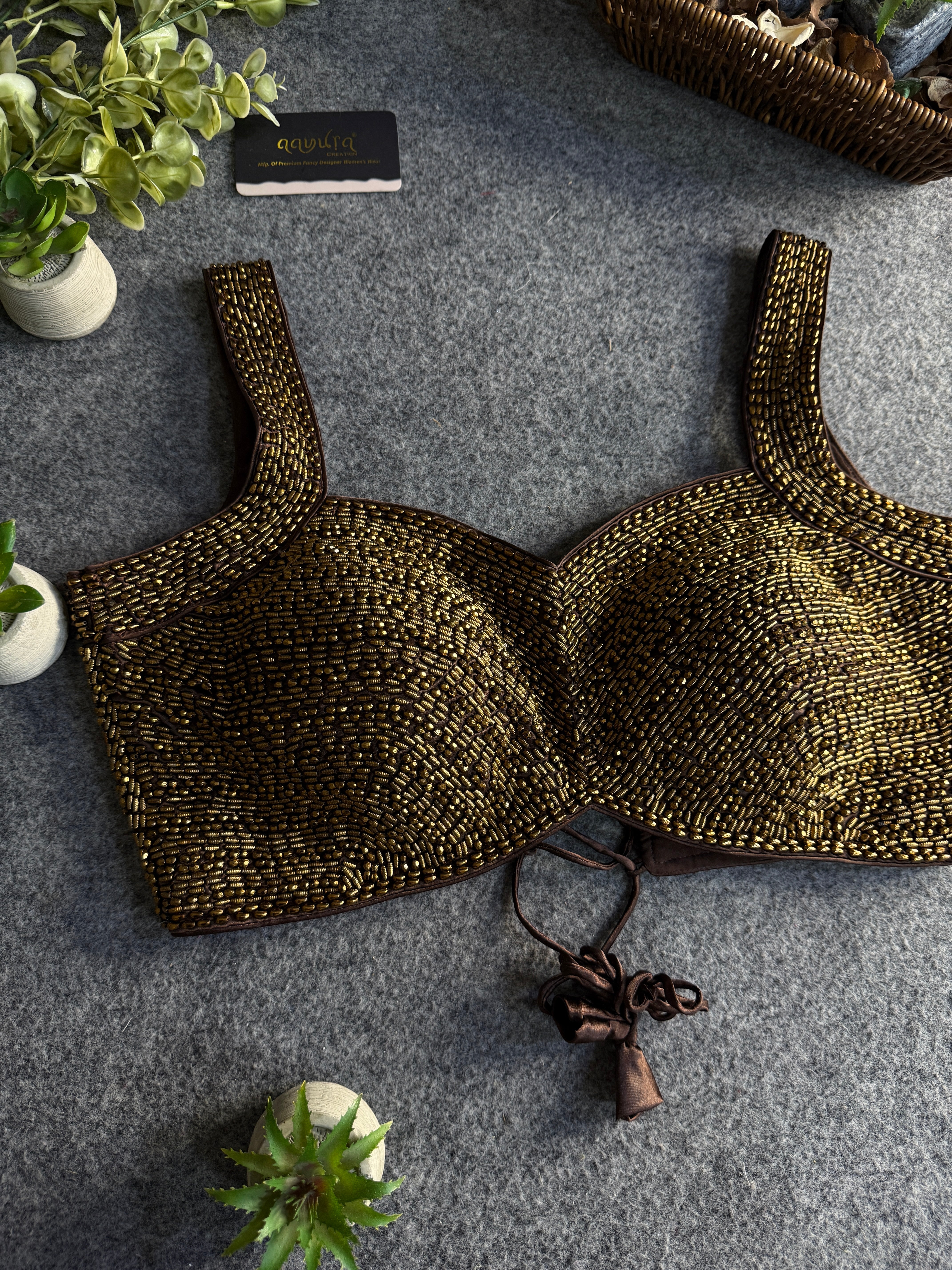 Celestia Royal Handcrafted Blouse