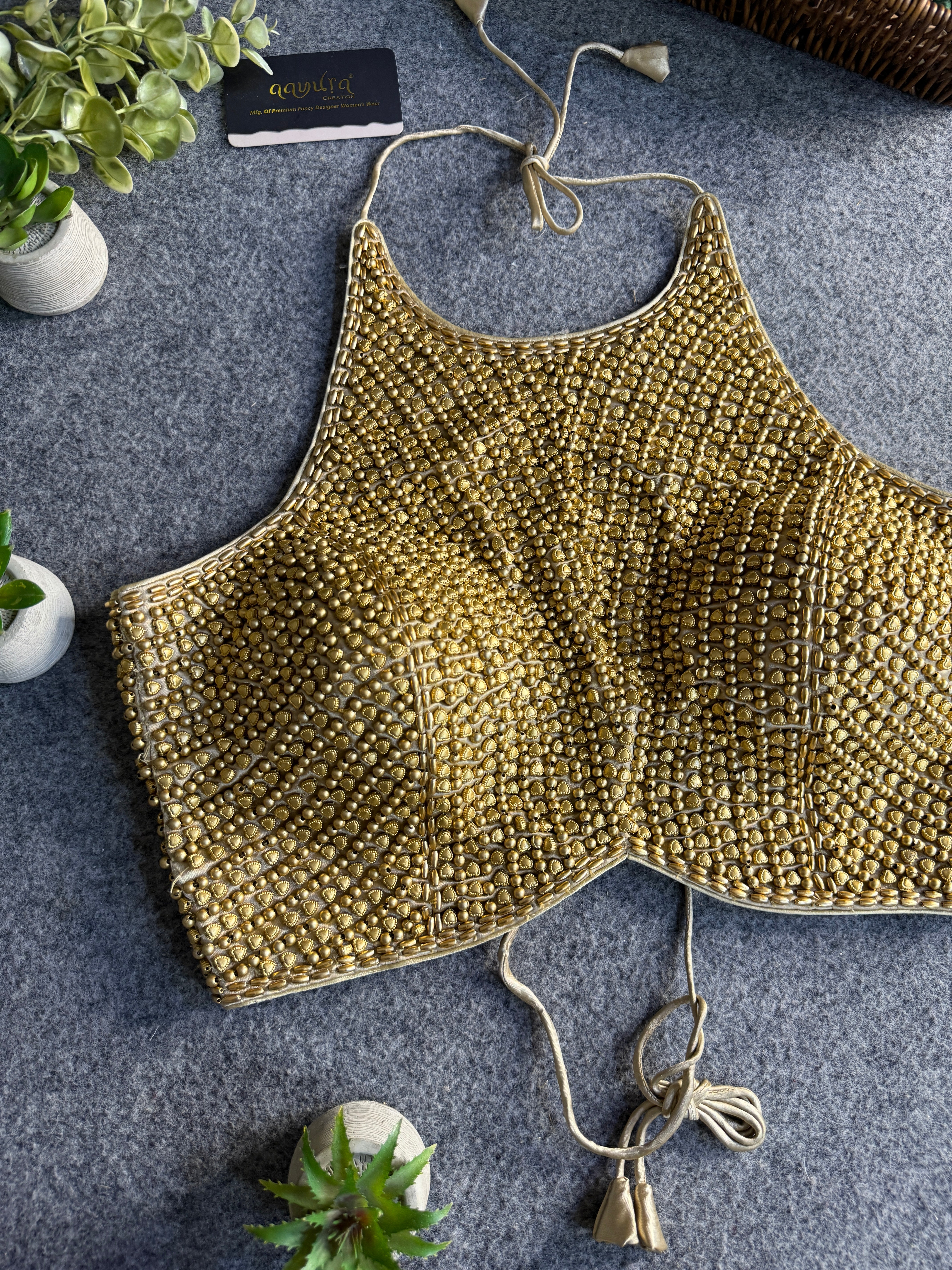 Zara Luxury Handcrafted Blouse